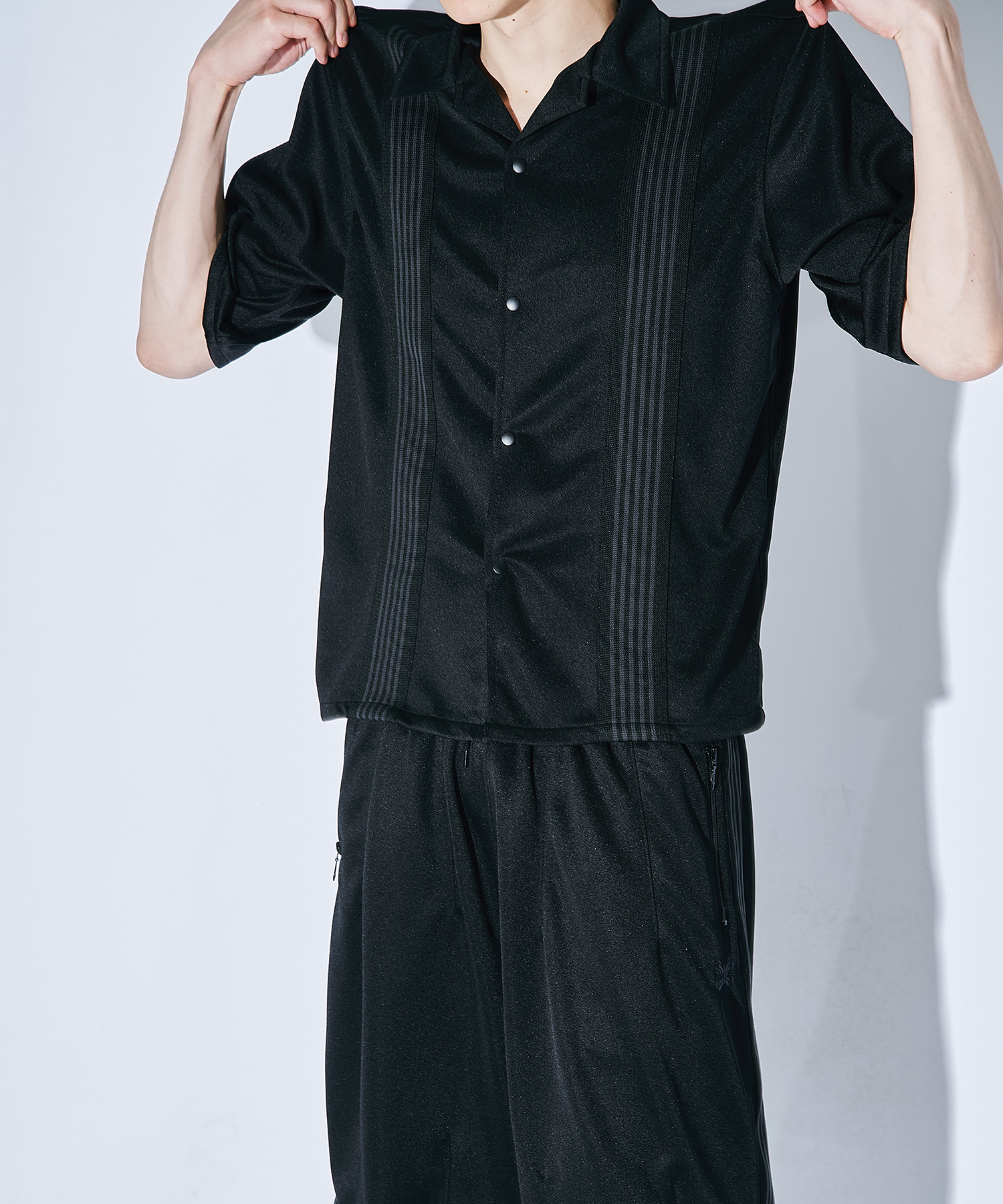 別注 Track S/S Shirt - Poly Smooth NEEDLES