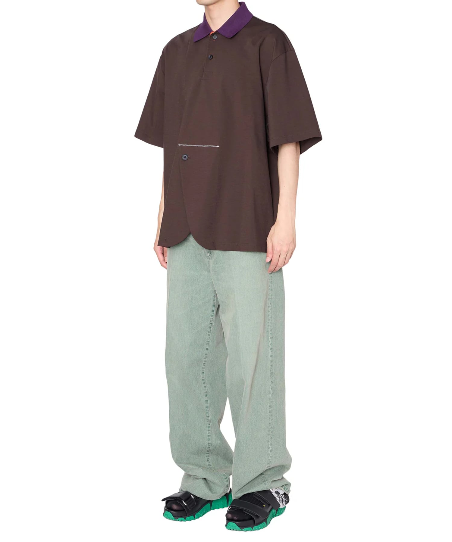 26SCM-T04203 S/S Polo kolor