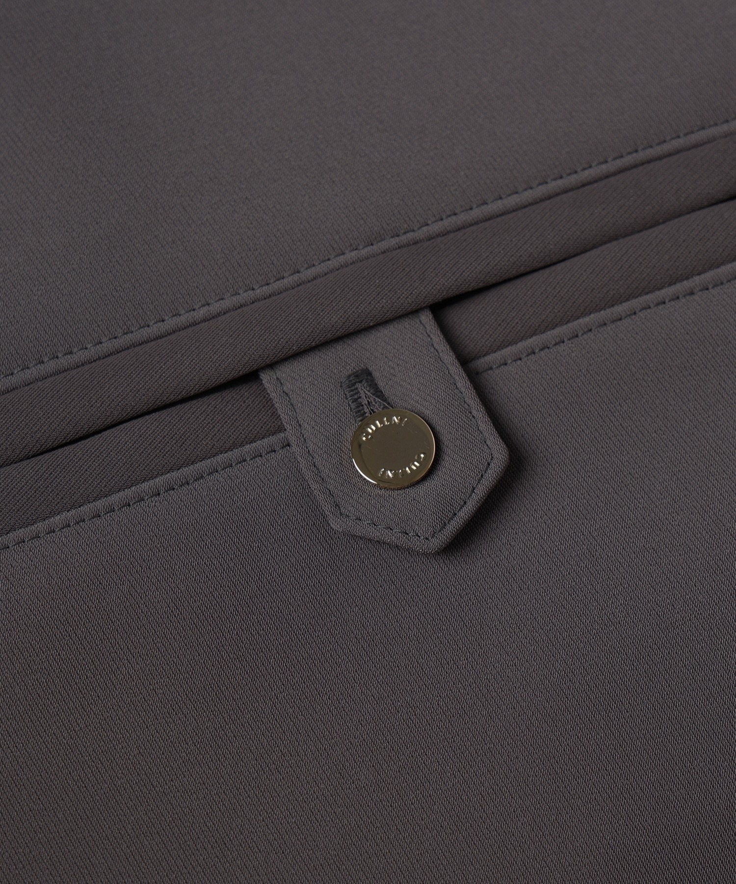 Dry Twill Button-Tab Pocket Short Sleeve Pullover CULLNI