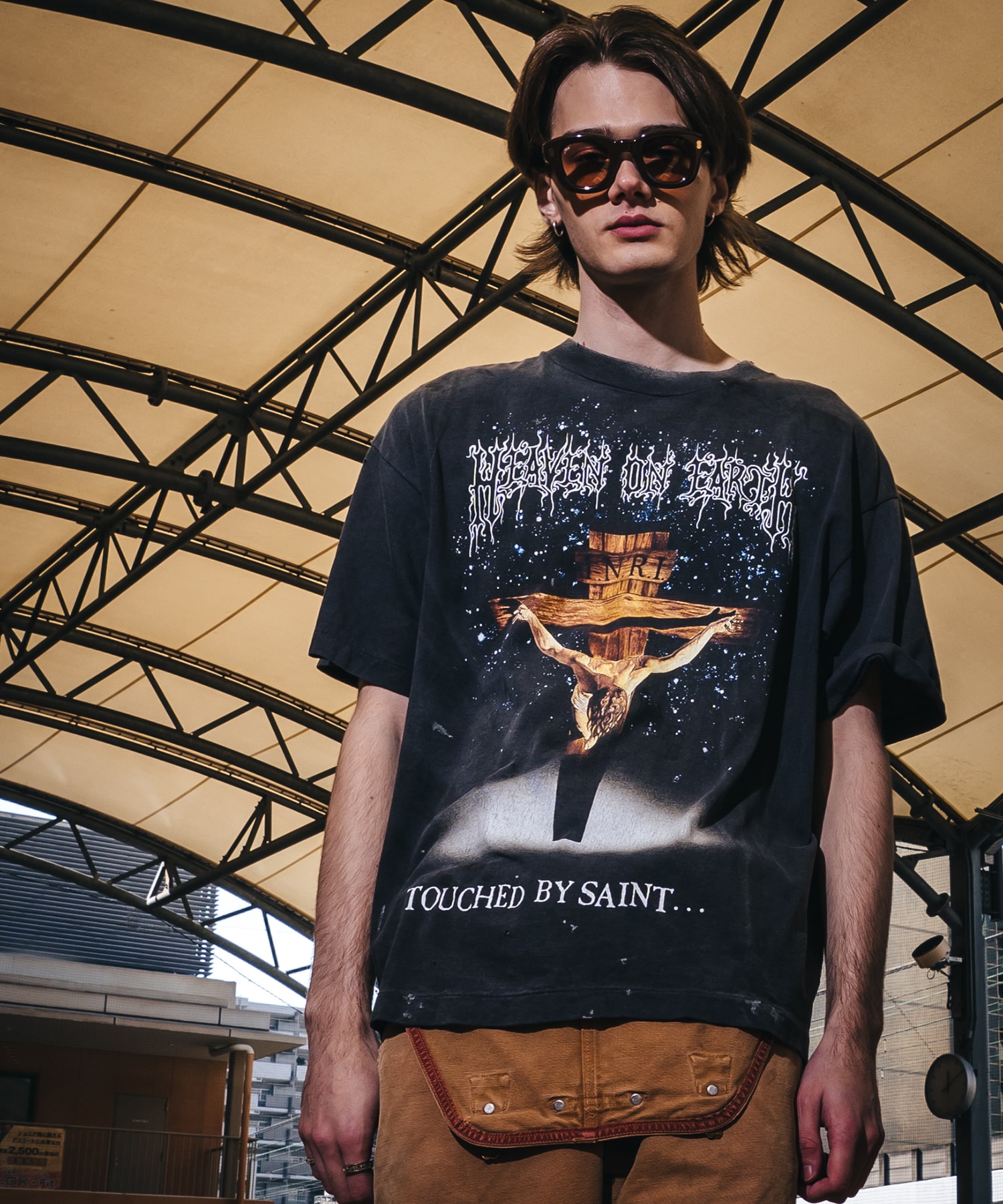 SM-MK8-0000-002/SS T-SHIRT/JESUS/BLACK SAINT M××××××