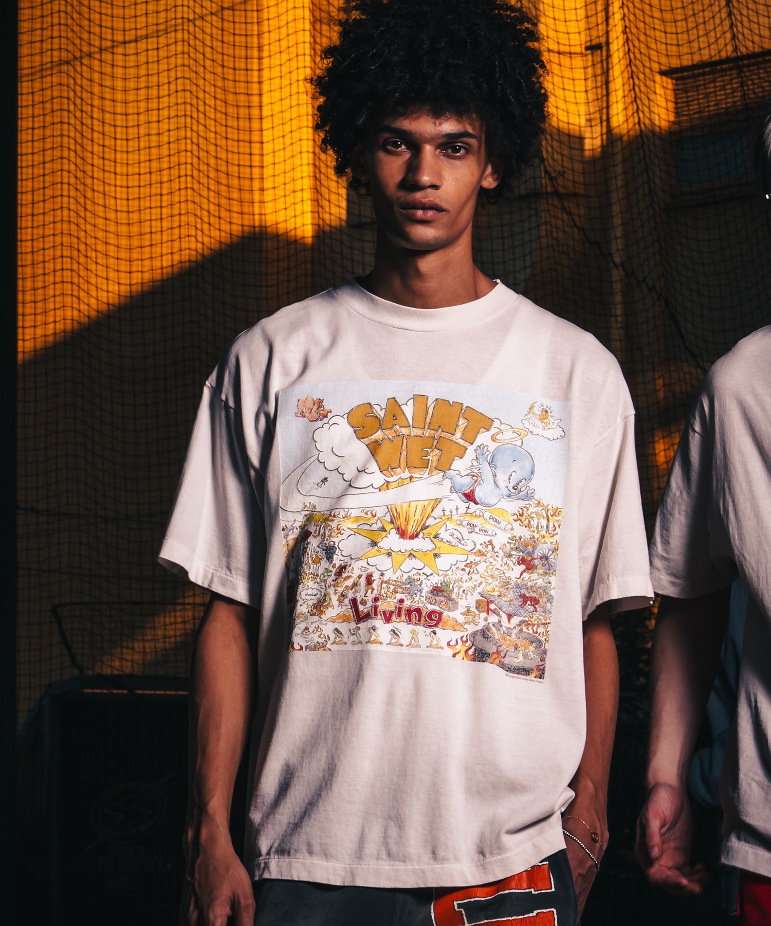 SM-MK8-0000-016/SS T-SHIRT/SAINT WET/WHITE SAINT M××××××