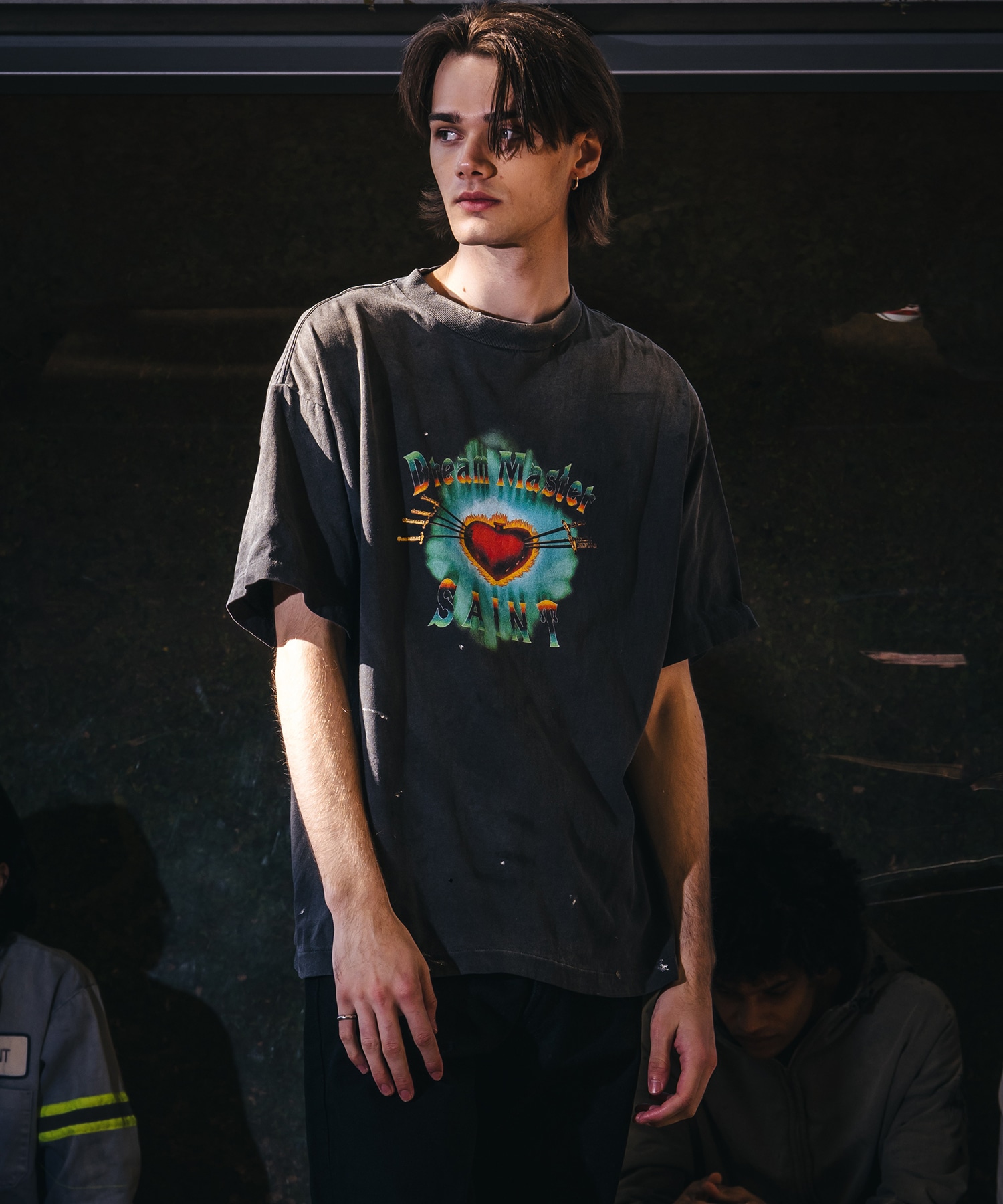 SM-MK8-0000-003/SS T-SHIRT/HEART/BLACK SAINT M××××××