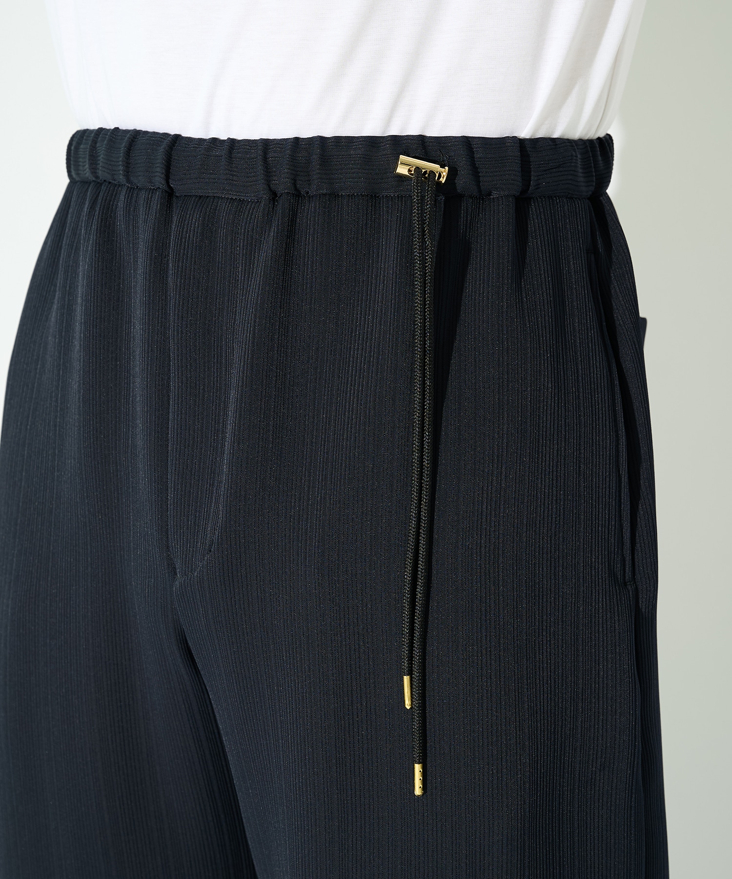 別注 Cord pique Drawstring Relaxed Pants CULLNI