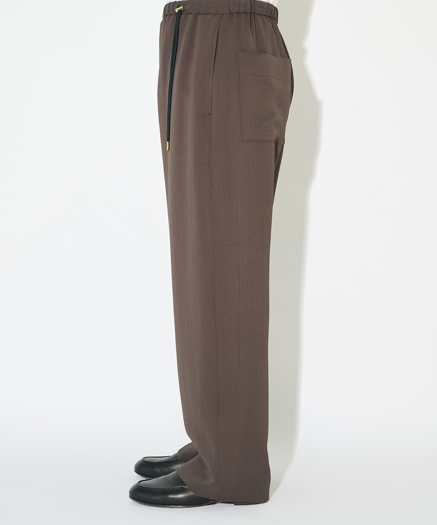 別注 Cord pique Drawstring Relaxed Pants CULLNI