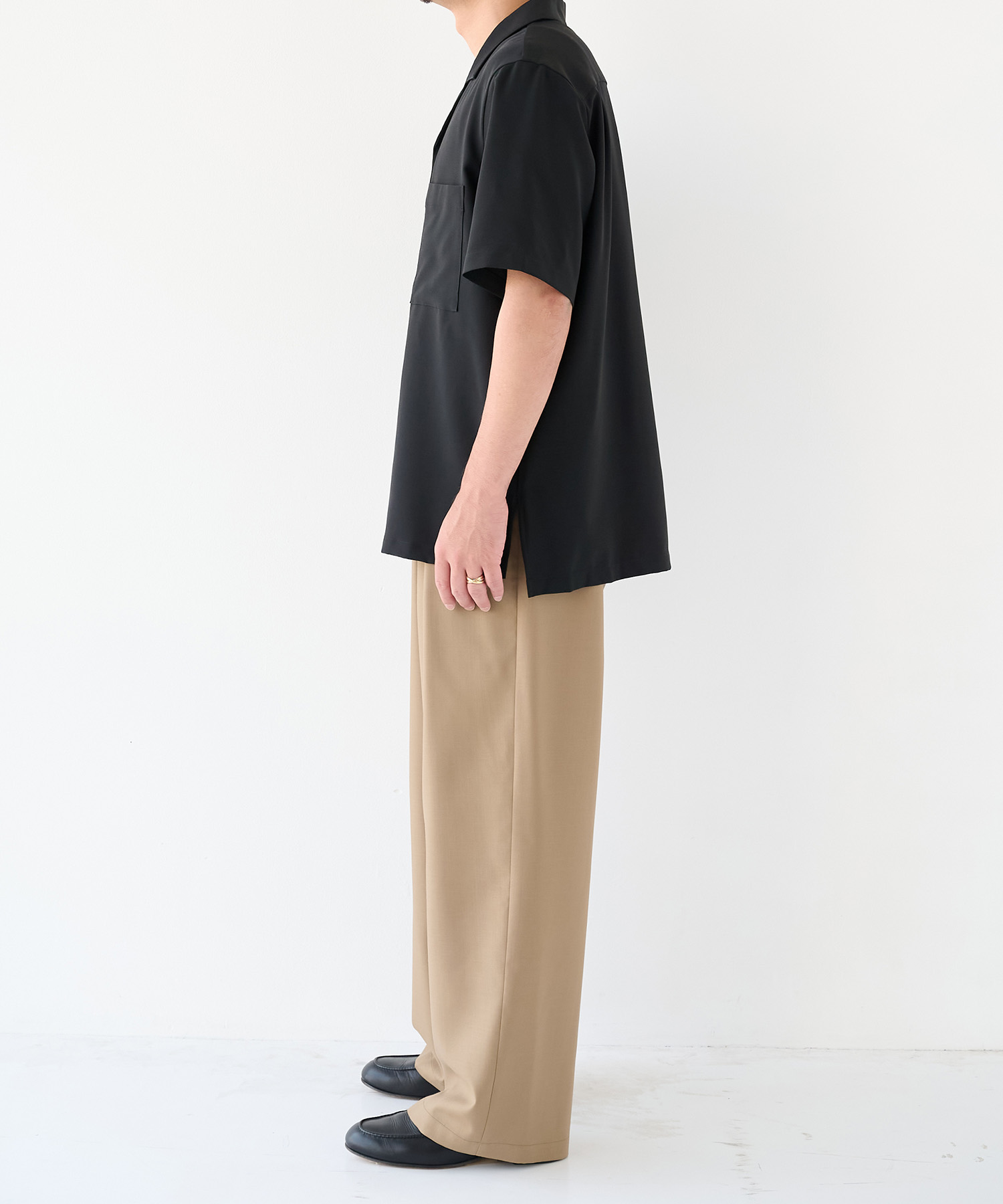 Non-Mulesed Summer Wool Slacks STUDIOUS