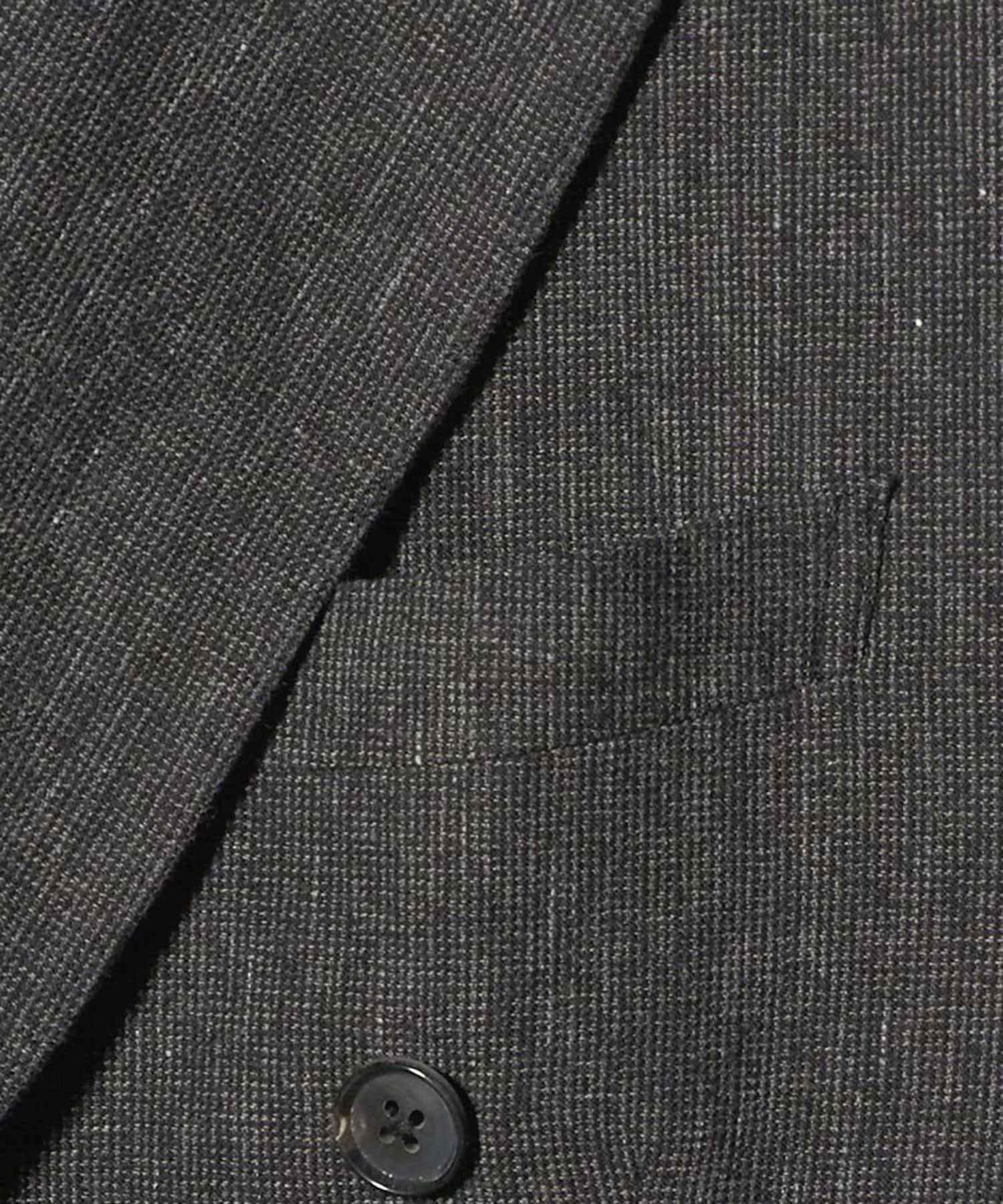 Cotton Mix Nep Double-Breasted Jacket blurhms