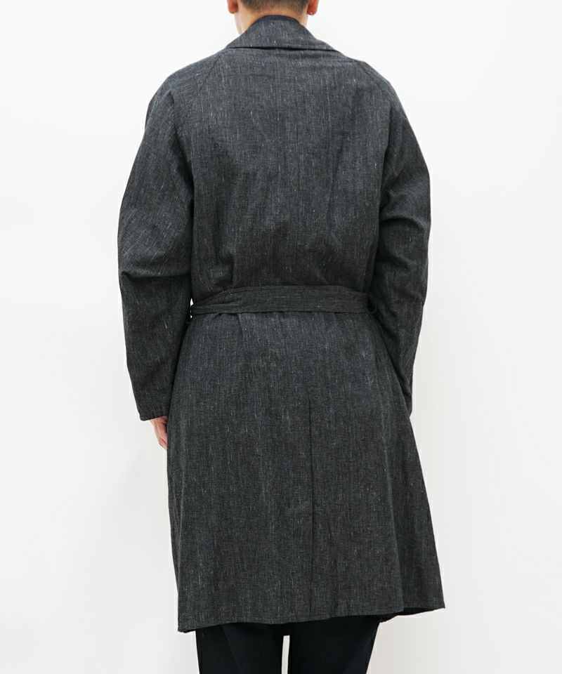 Cotton Mix Nep Light Trench Coat blurhms