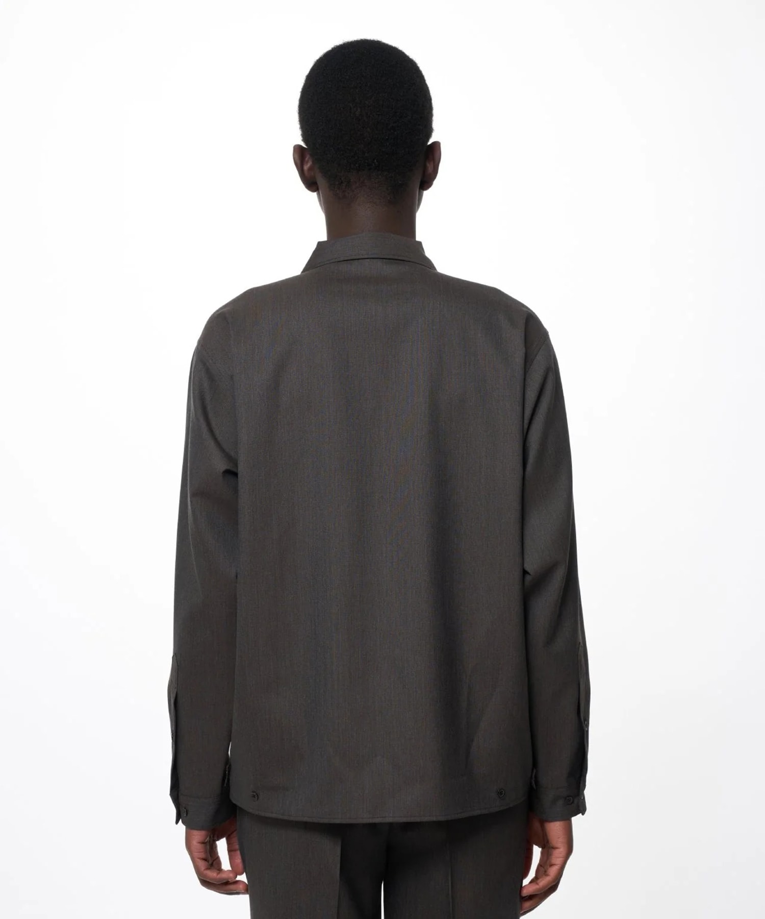 OPEN COLLAR L/S SHIRT WITH HEM TAB MARKAWARE/marka