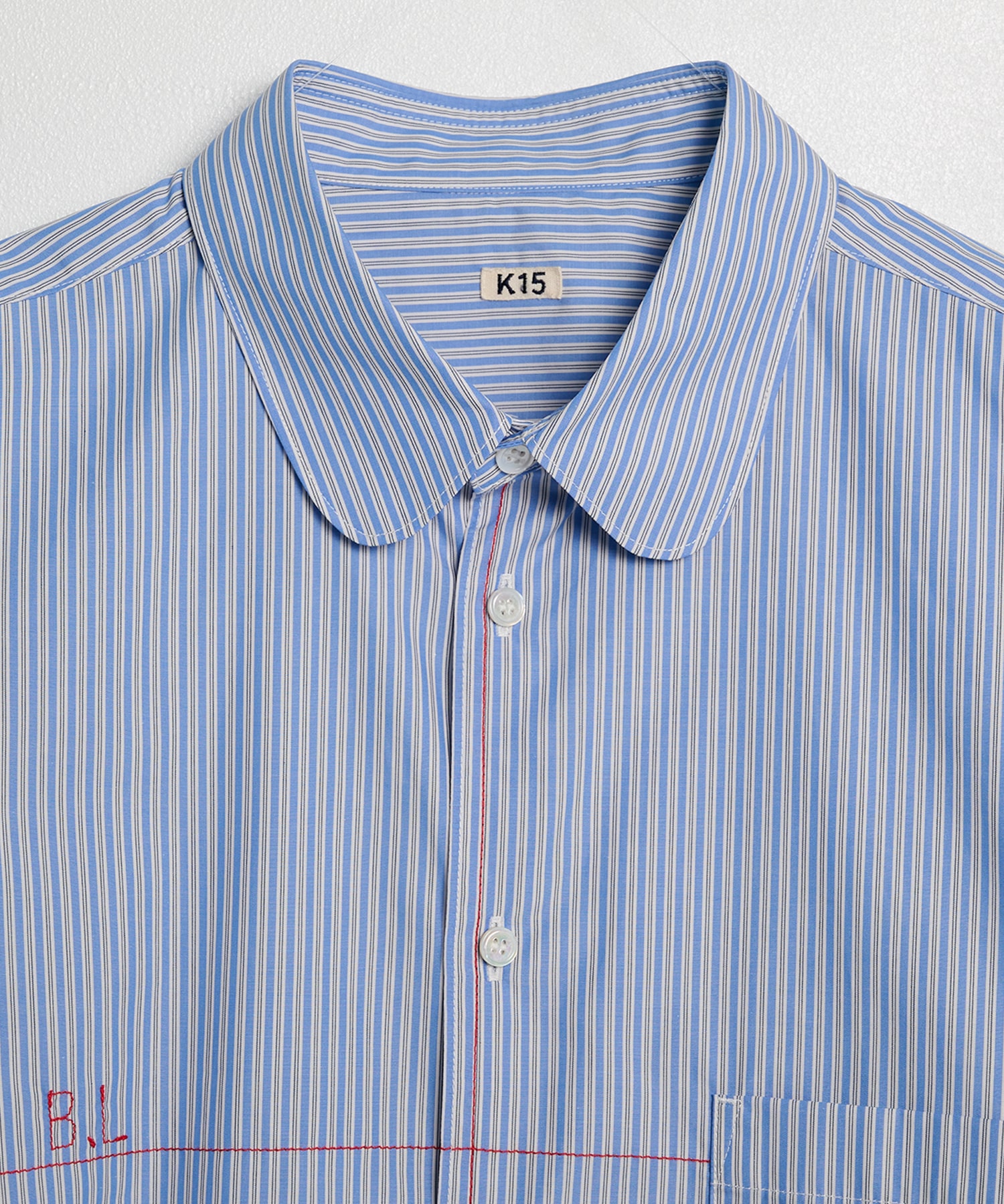 Round collar shirt KHOKI