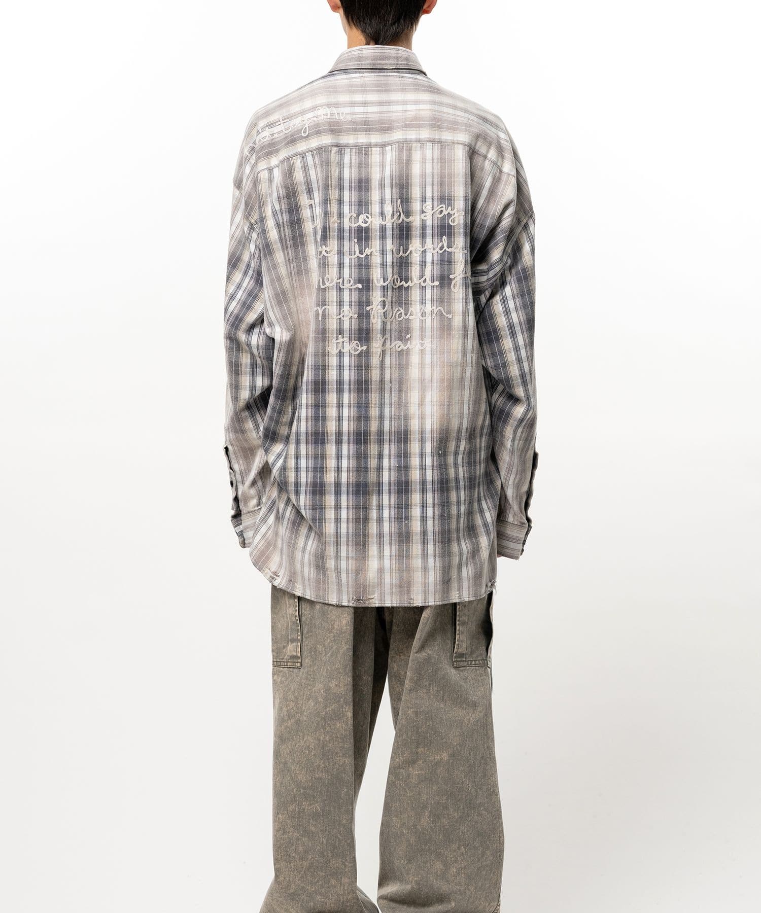 VINTAGE LIKE CHECK L/S SHIRTS Maison MIHARA YASUHIRO