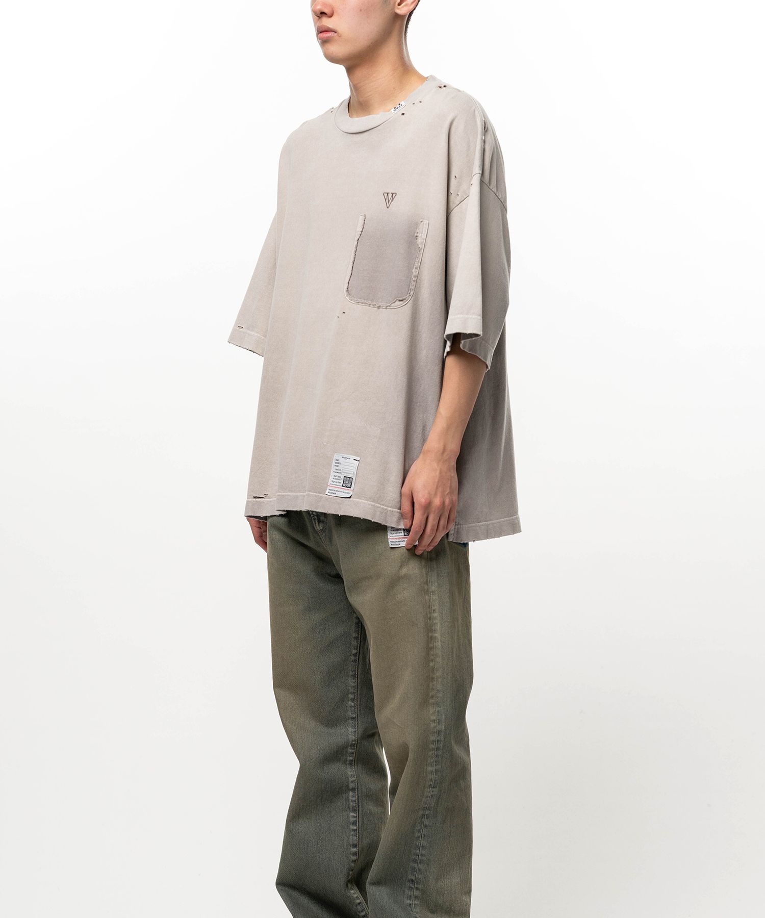 SUN FADED TEE Maison MIHARA YASUHIRO