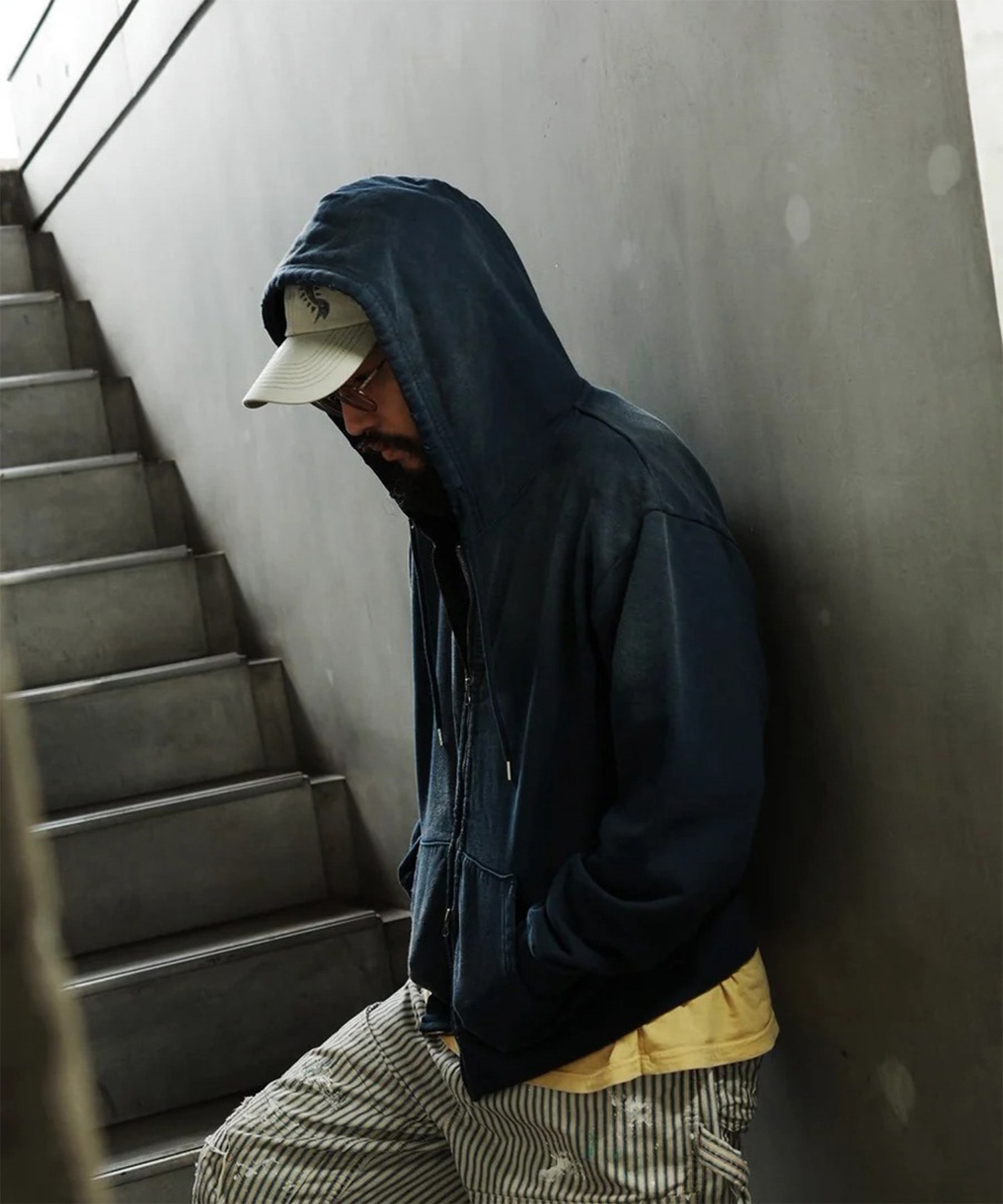 FADED FULL ZIP HOODIE ANACHRONORM