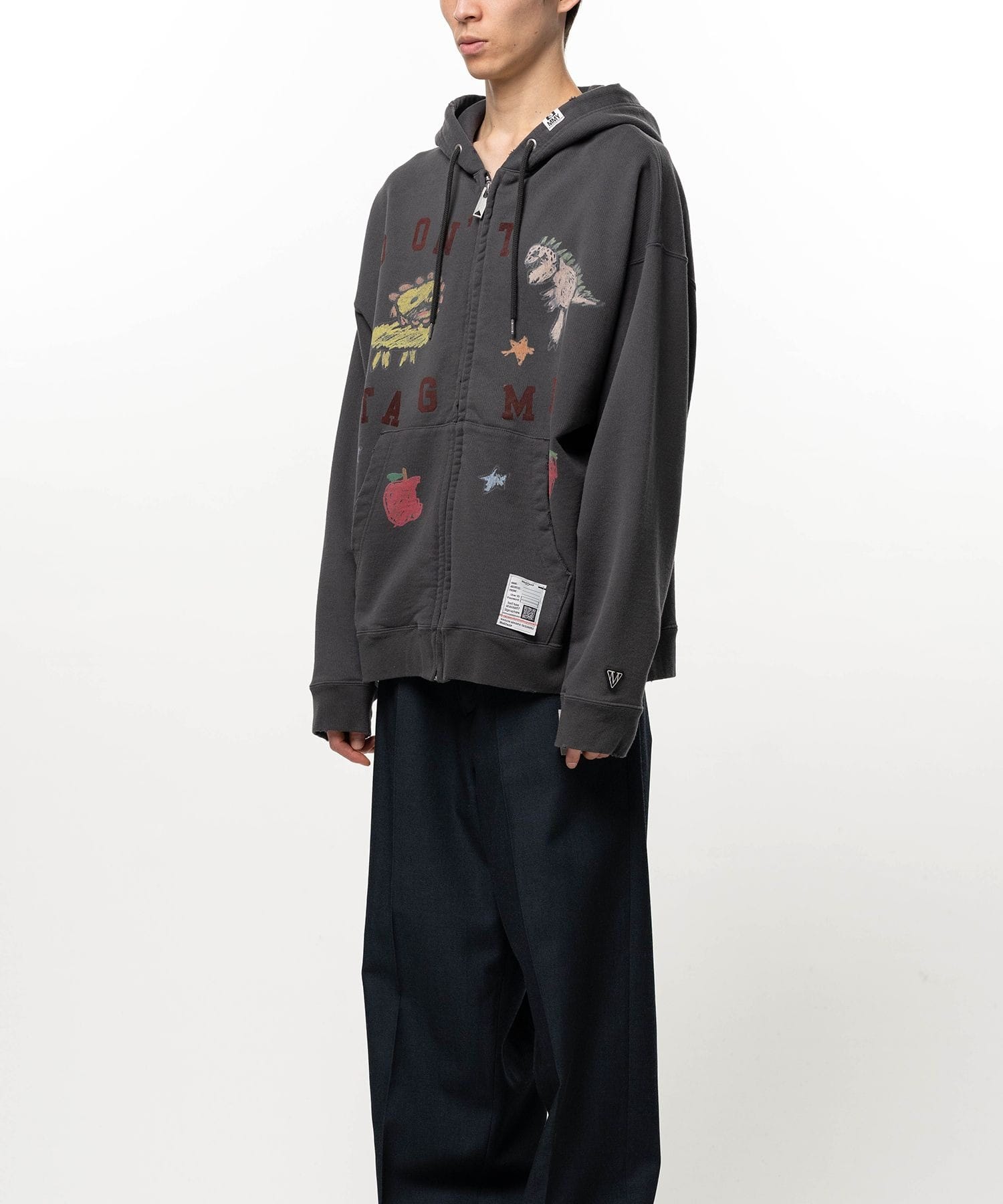 KIDS DOODLE SWEAT PARKA Maison MIHARA YASUHIRO