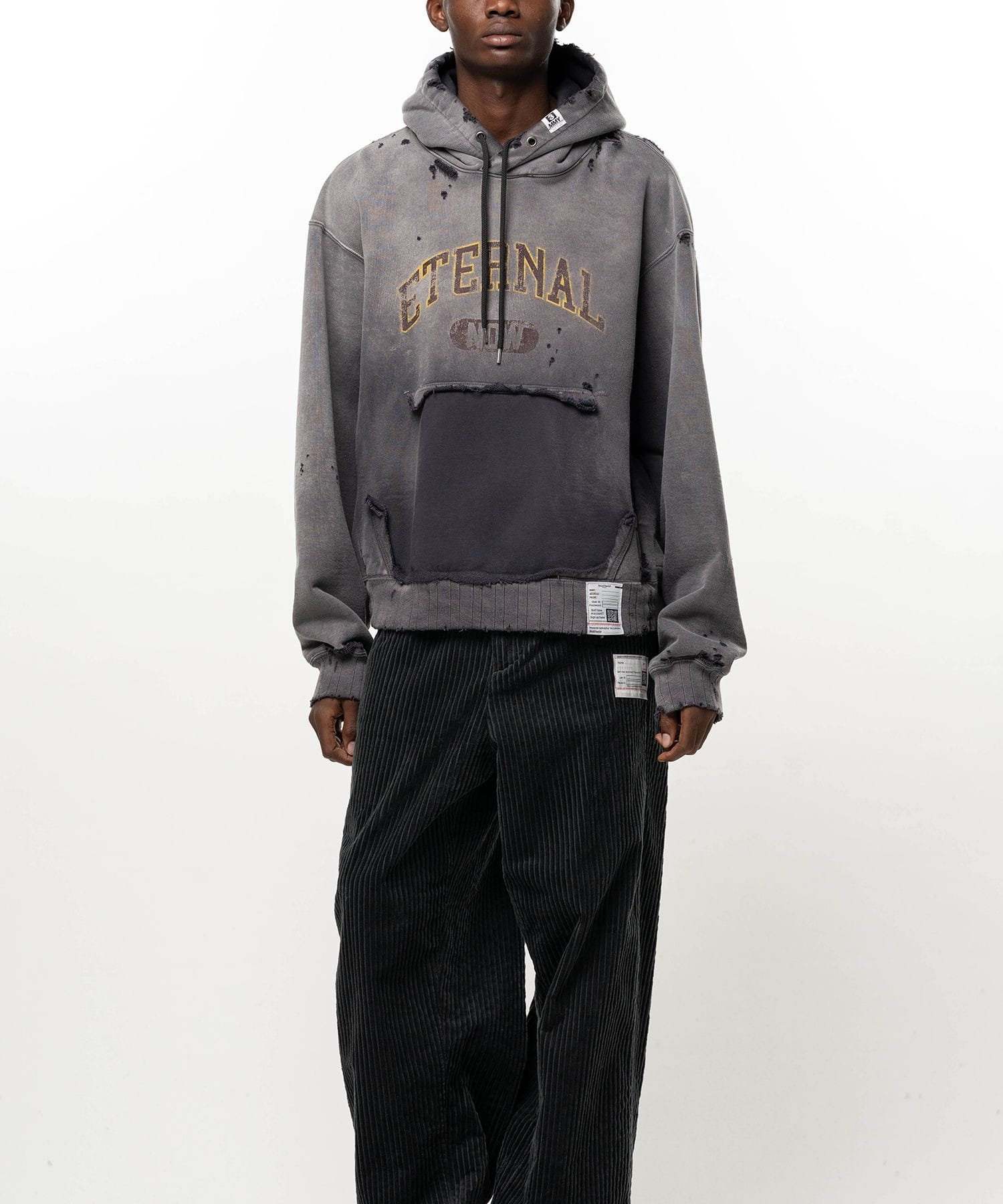 SUN FADED SWEAT HOODIE Maison MIHARA YASUHIRO