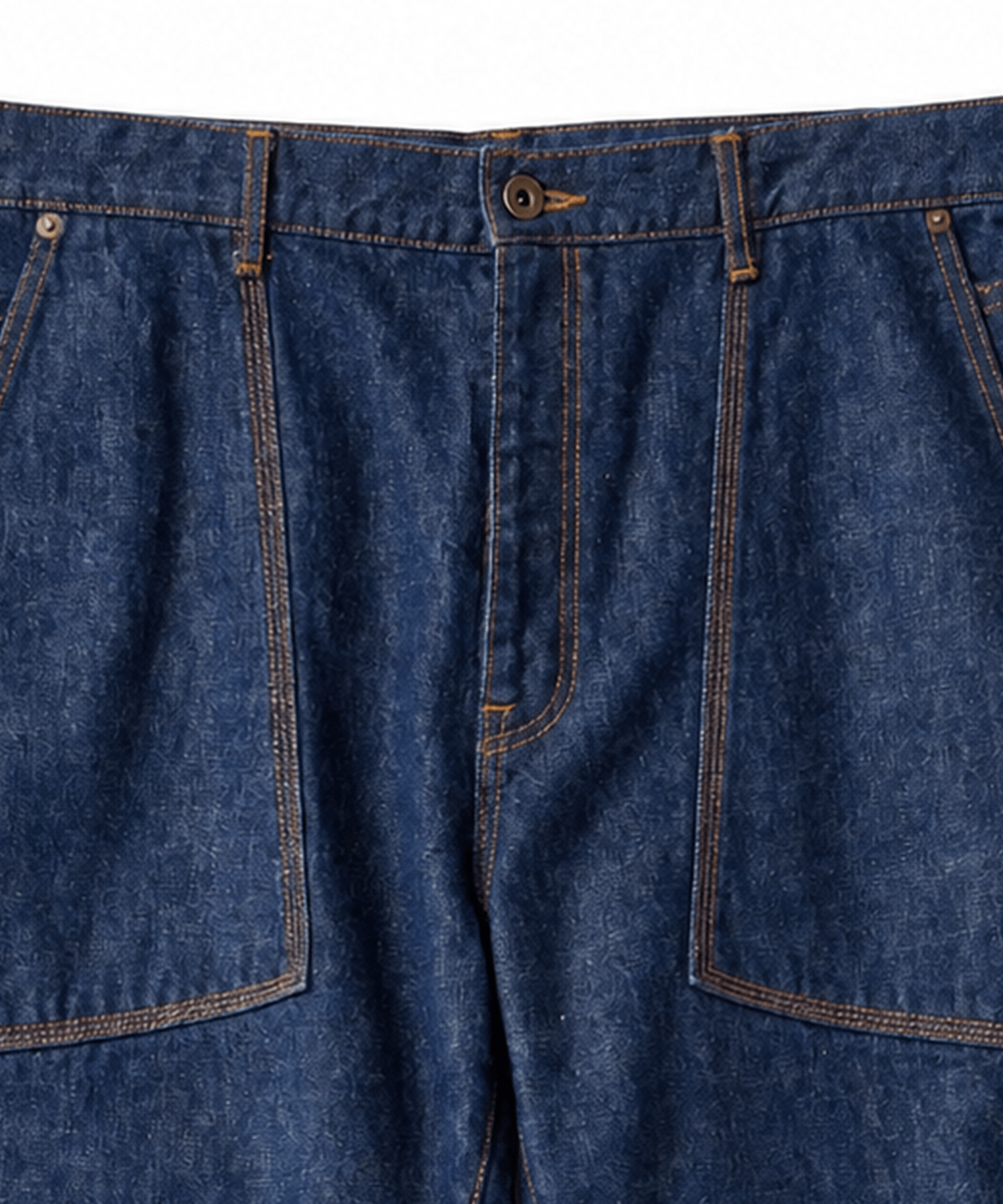 3D cutting denim pants KHOKI