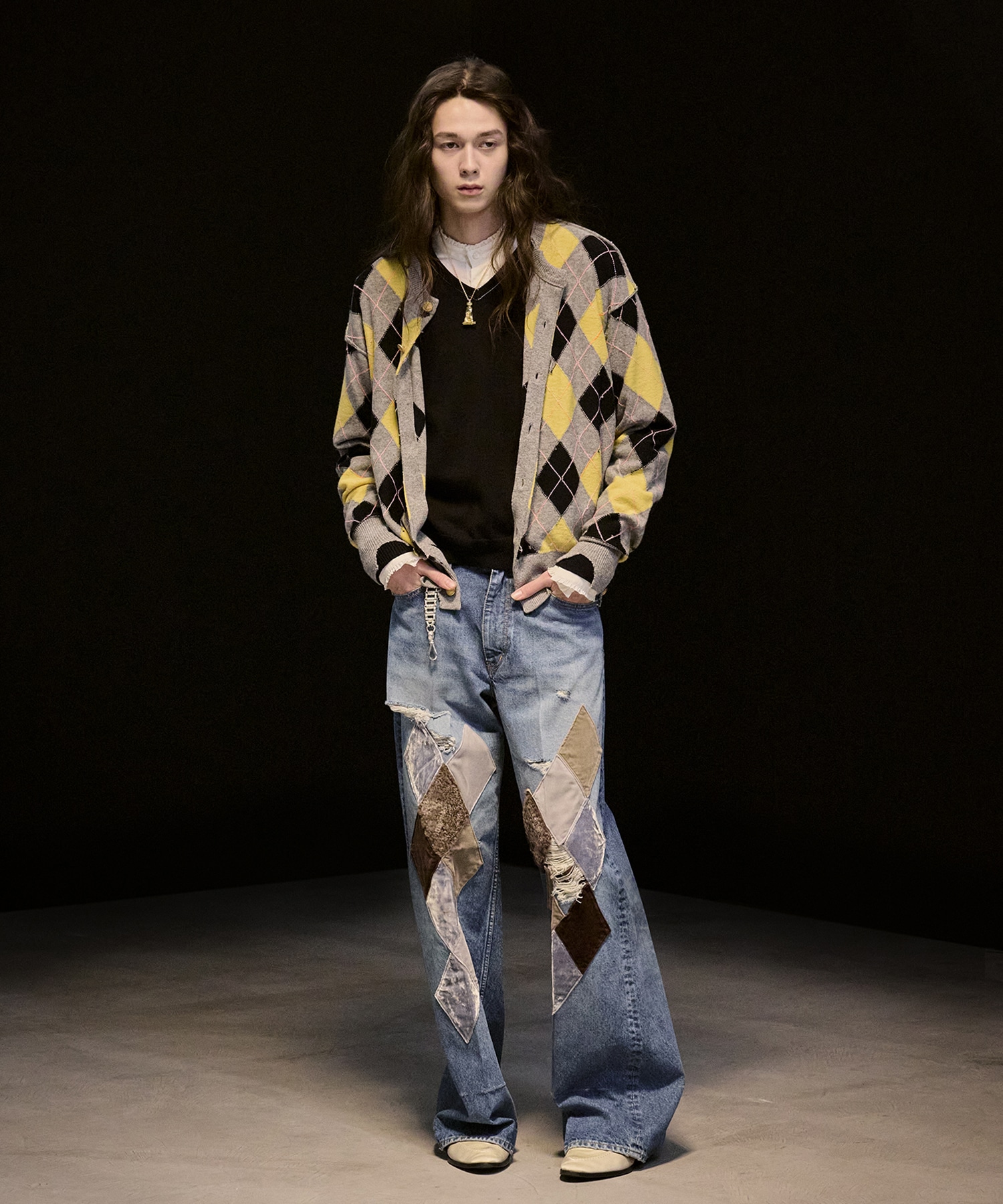 MB DIAMOND WIDE JEANS MASU
