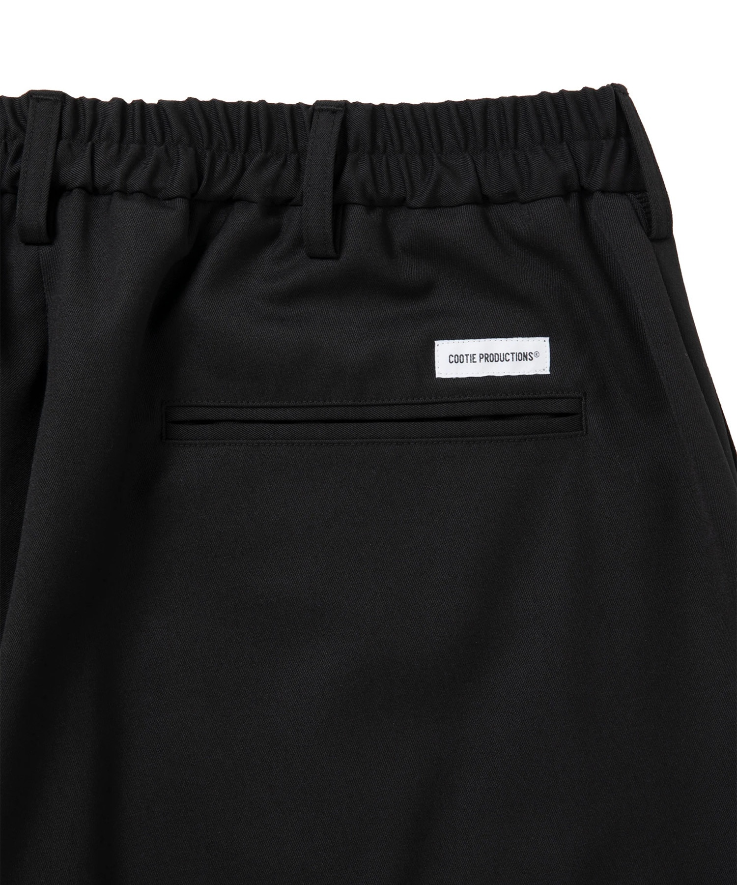 Wool Gabardine Shin Cut Easy Trousers COOTIE PRODUCTIONS