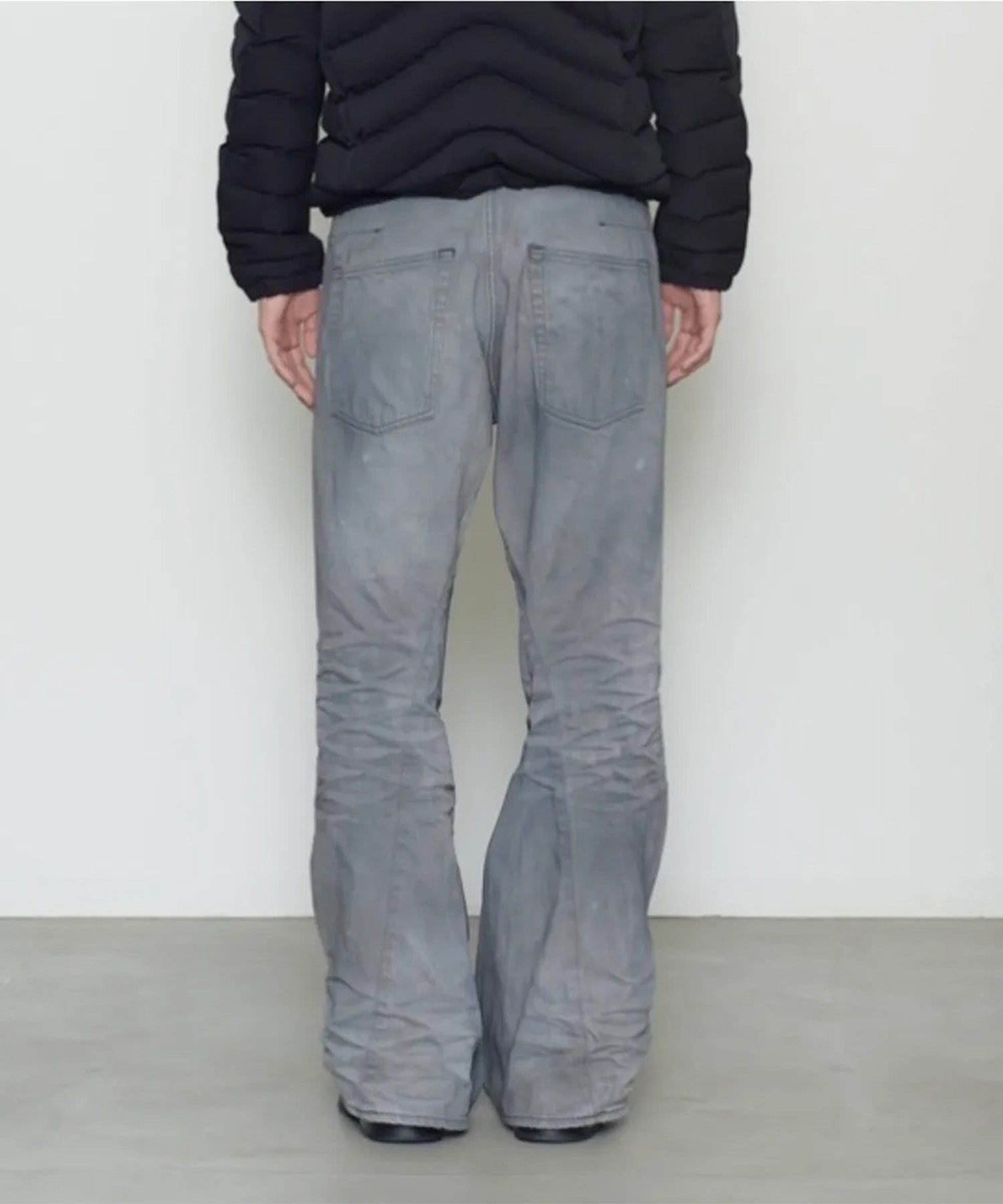 3D TWISTED WIDE LEG JEANS NVRFRGT
