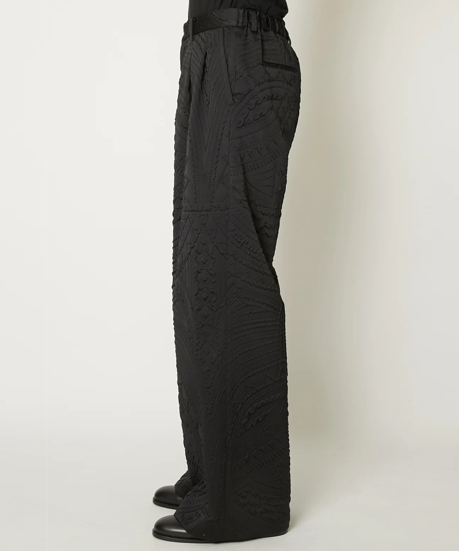 TEXTURED SHRINKAGE TROUSERS TAAKK