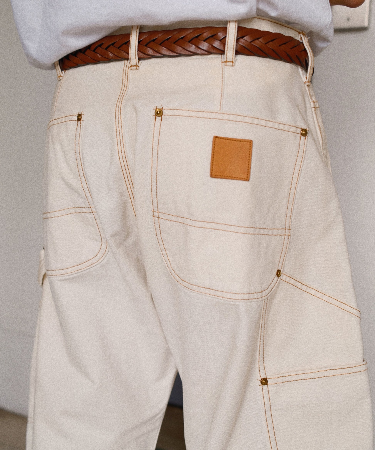 3D cutting painter pants KHOKI