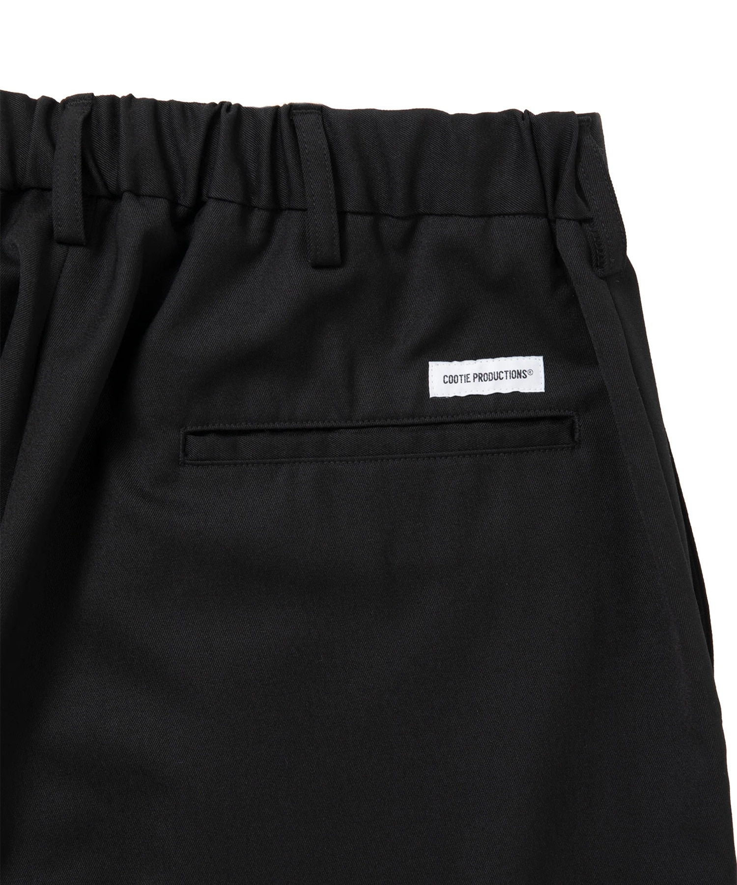 Wool Gabardine Ankle Cut Easy Trousers COOTIE PRODUCTIONS