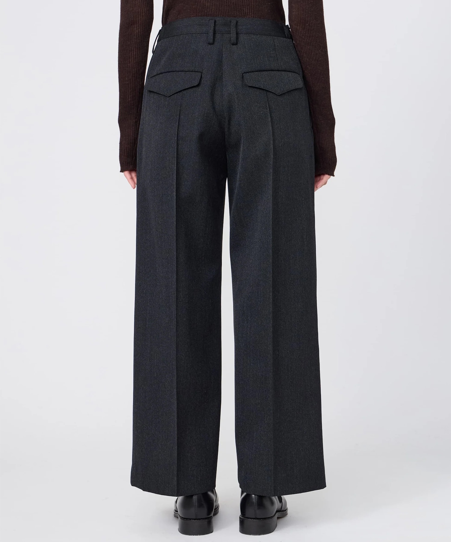 ONE-TUCK BAGGY TROUSERS IRENISA