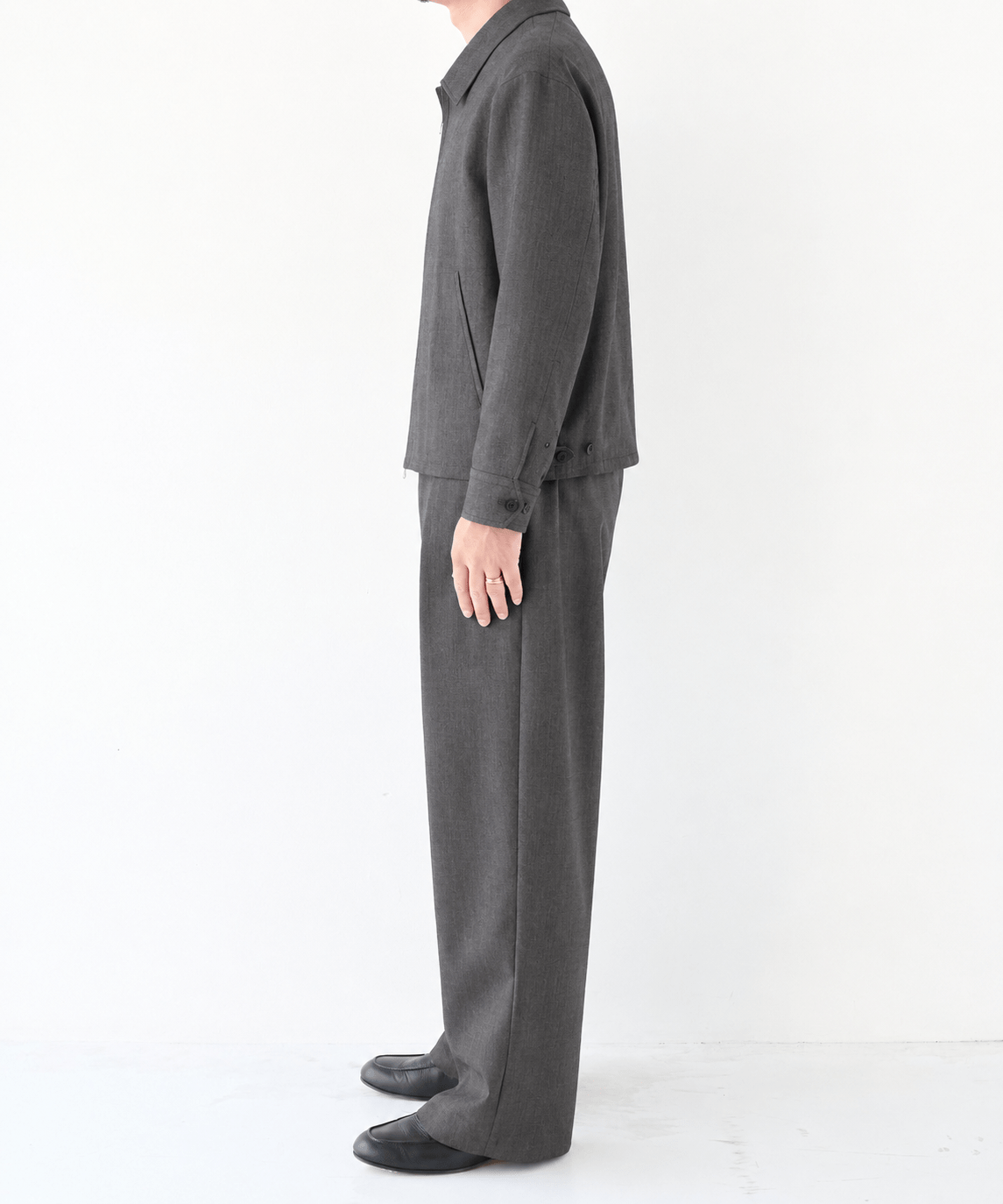 Wool Smart Straight Slacks STUDIOUS