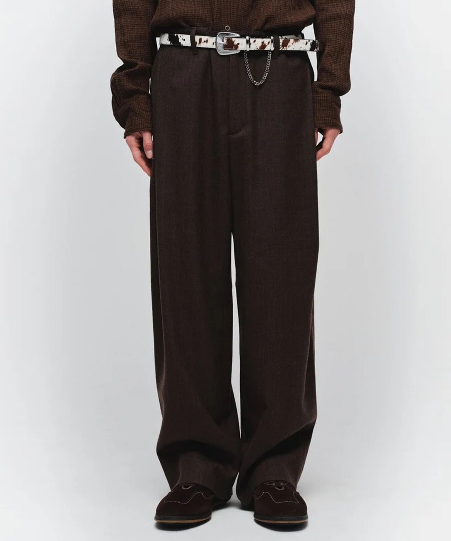 DRAPING TUCK SLACKS JieDa