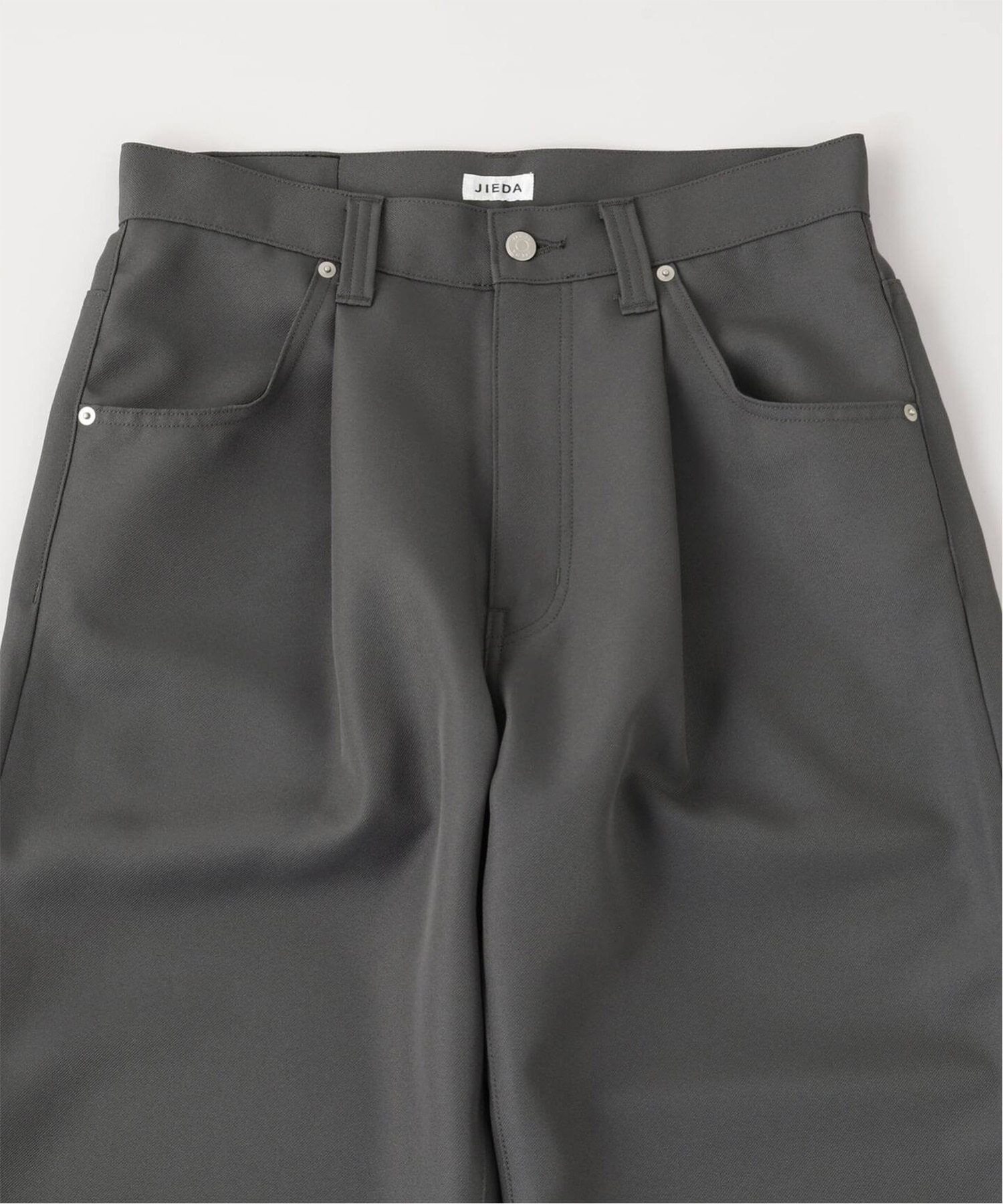 WIDE ONE TUCK STRAIGHT PANTS JieDa