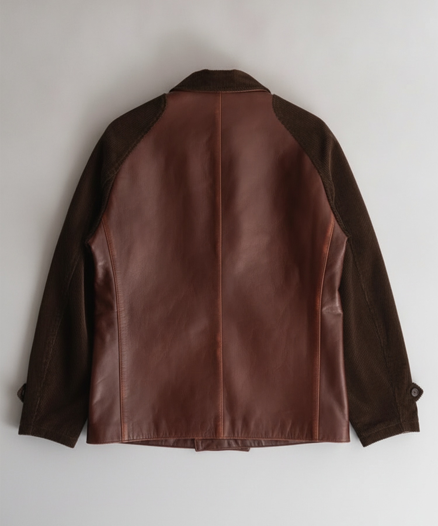 Combination leather jacket KHOKI