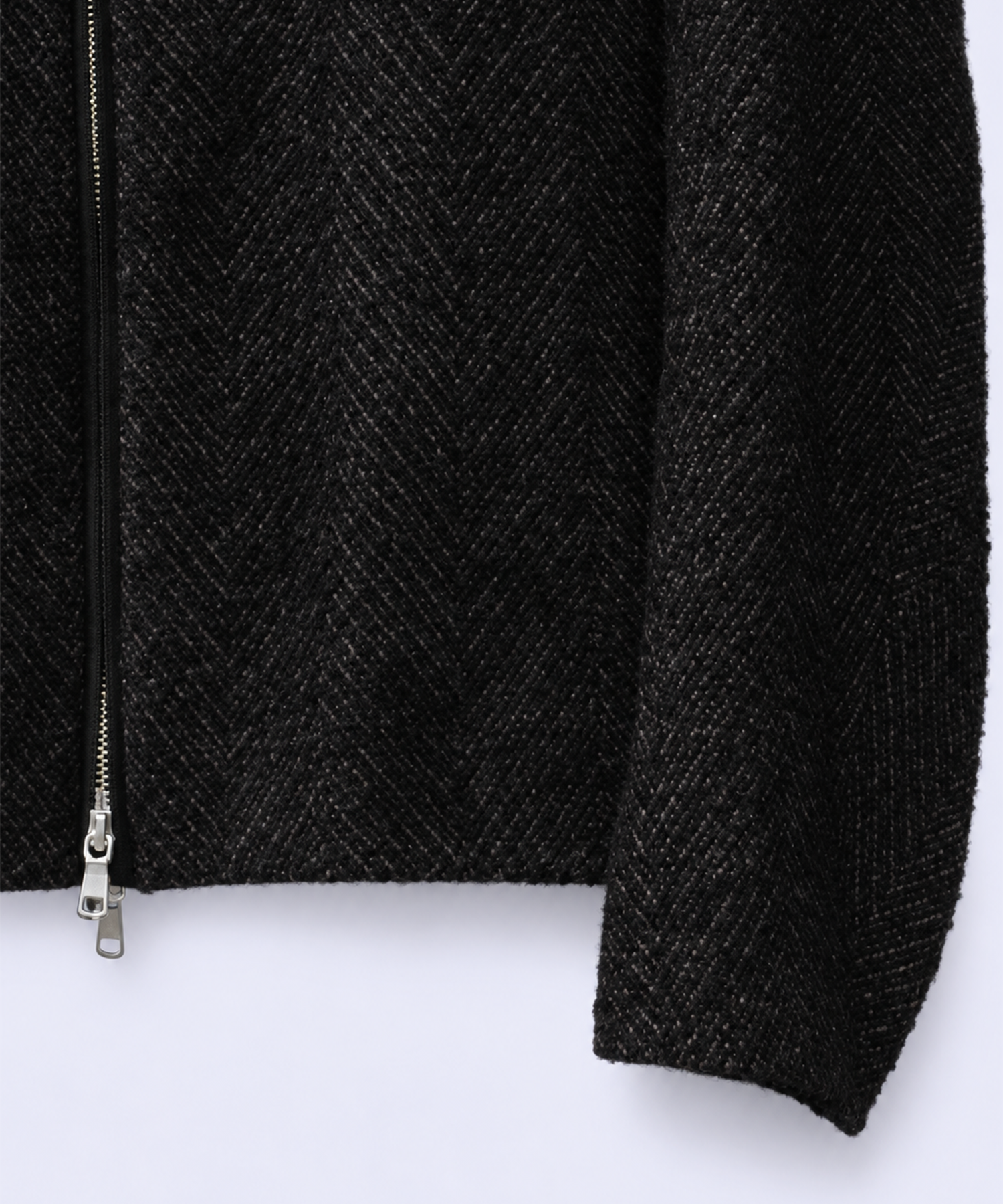 SPARKLE TWEED ZIP BLOUSON 