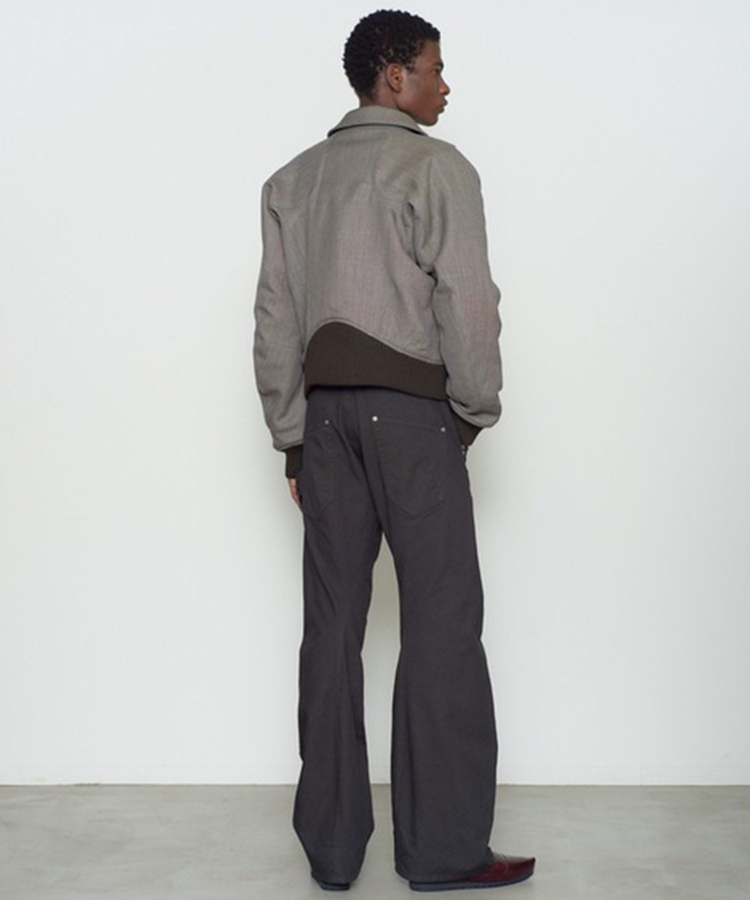 ZIP UP PADDED SHORT BOMBER JACKET NVRFRGT