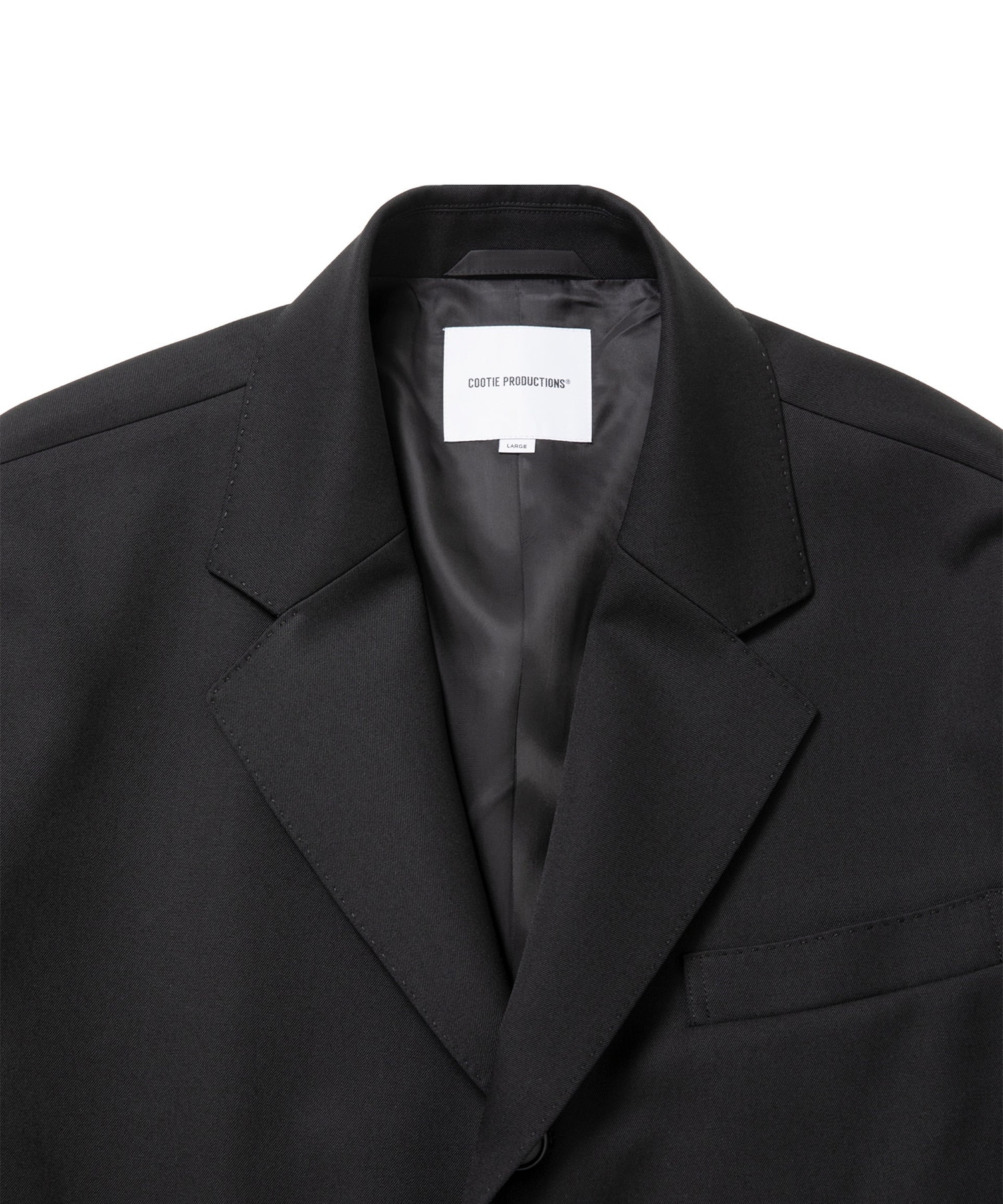 Wool Gabardine Single Breasted Jacket COOTIE PRODUCTIONS