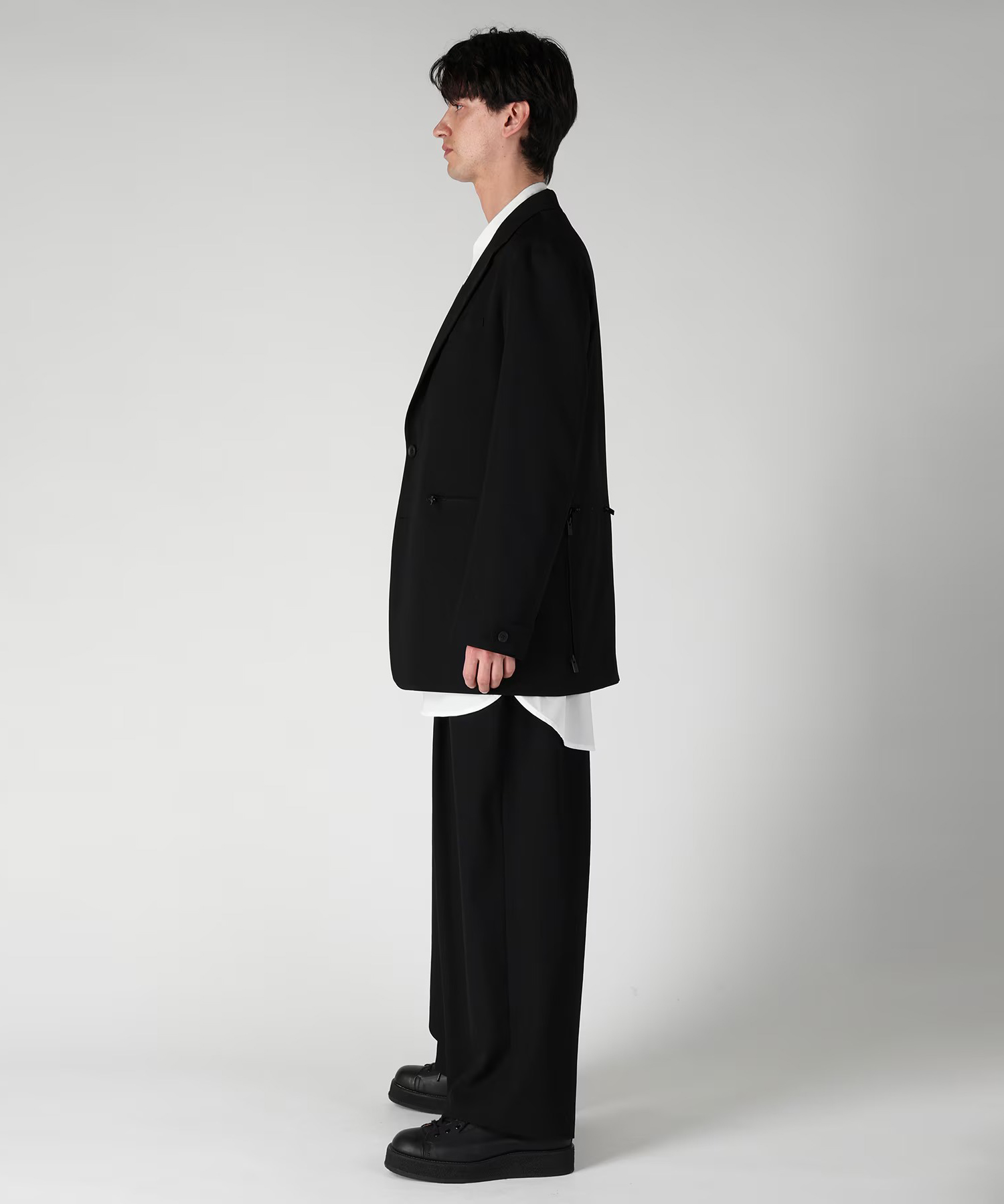NOTCH GABARDINE JACKET Yohji Yamamoto