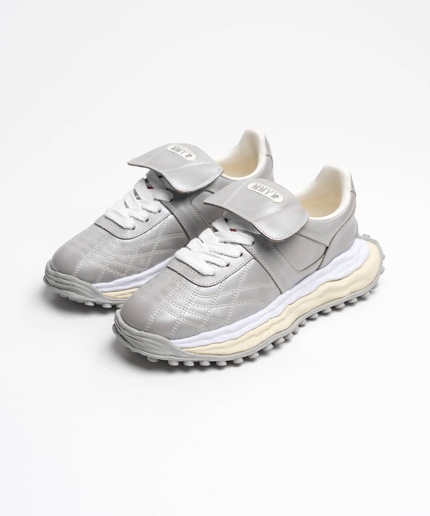SCOTT OG Sole Vintage Leather Effect Low-top Sneakers Maison MIHARA YASUHIRO