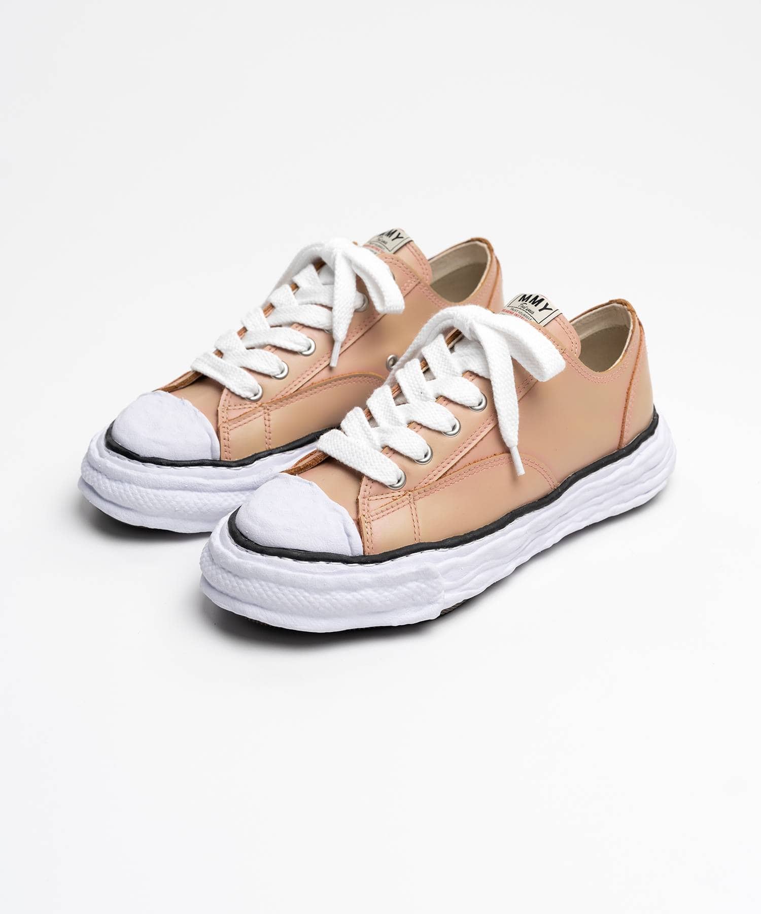 PETERSON23 OG Sole Vintage Leather Effect Low-top Sneakers Maison MIHARA YASUHIRO