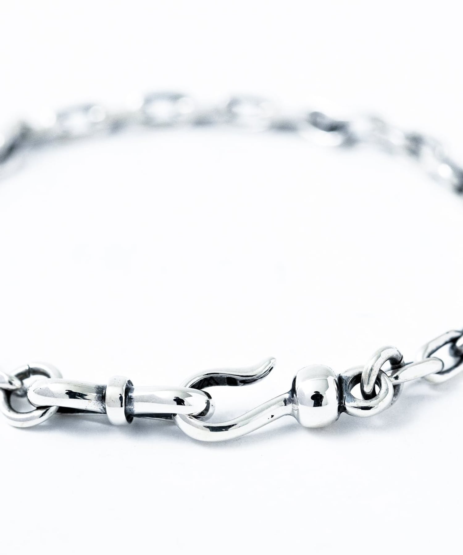 BN-062 Mebiusu hook bracelet (SS) WAKAN SILVER SMITH
