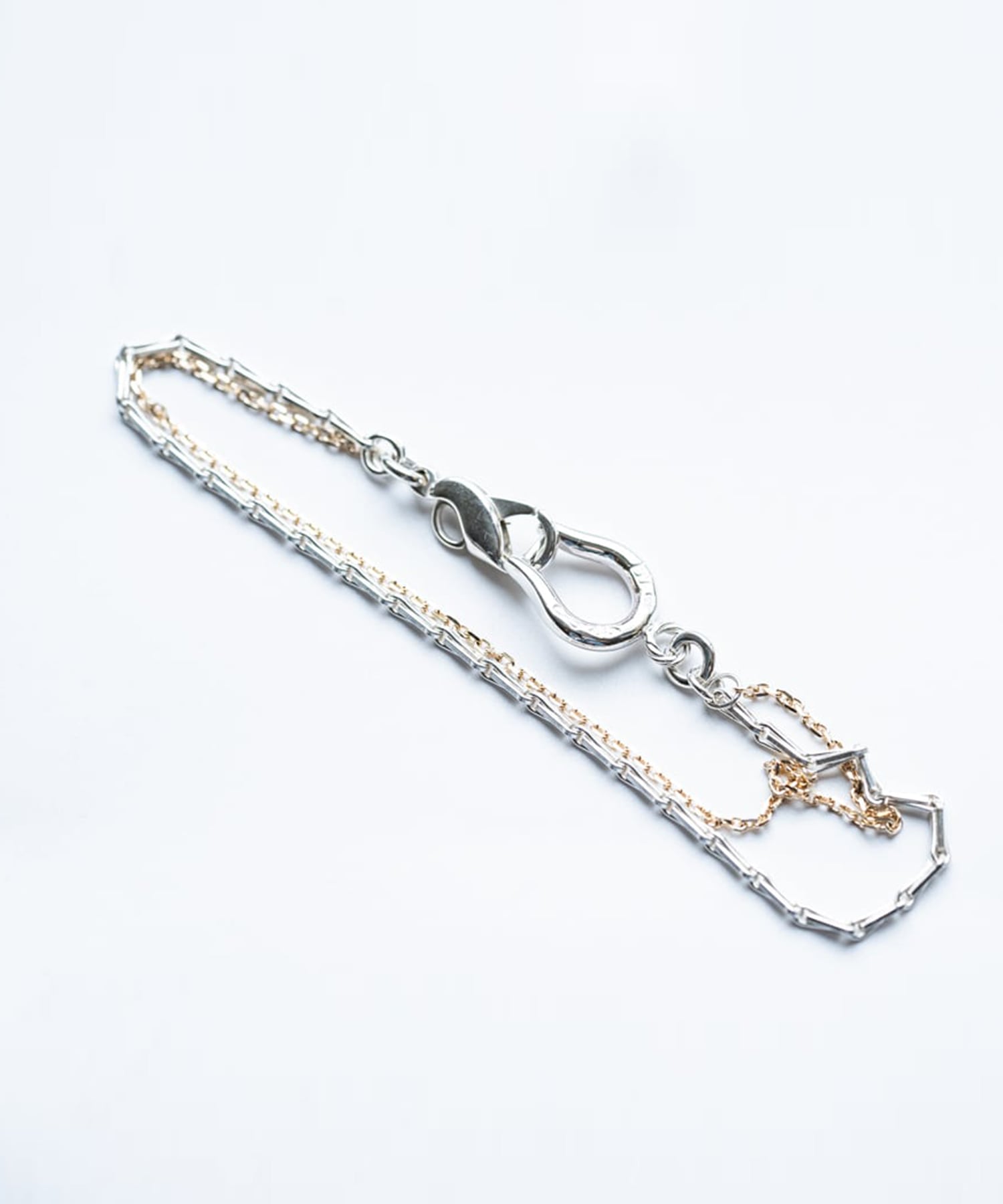 BN-091 K10 Horse shoe combination bracelet (TYPE A) WAKAN SILVER SMITH