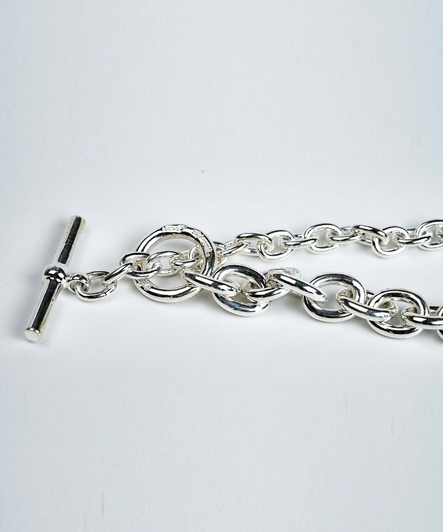 C-028 Hook connect necklace gradually 45cm WAKAN SILVER SMITH