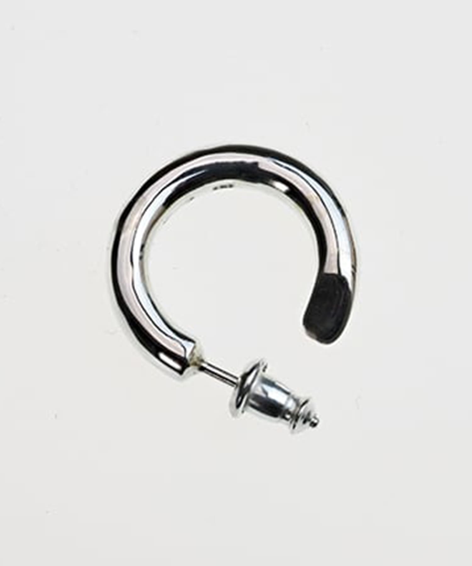 PI-001 Round earring (Small)　線径3.5mm (右耳用) WAKAN SILVER SMITH
