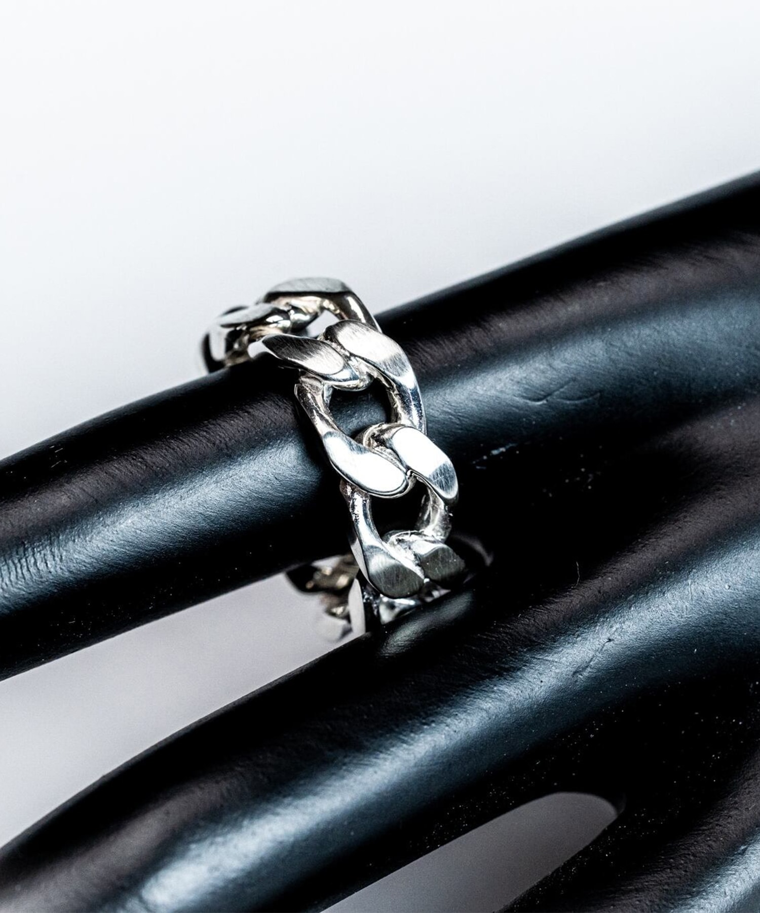 R-050 Gourmette(グルメット) Chain ring L WAKAN SILVER SMITH