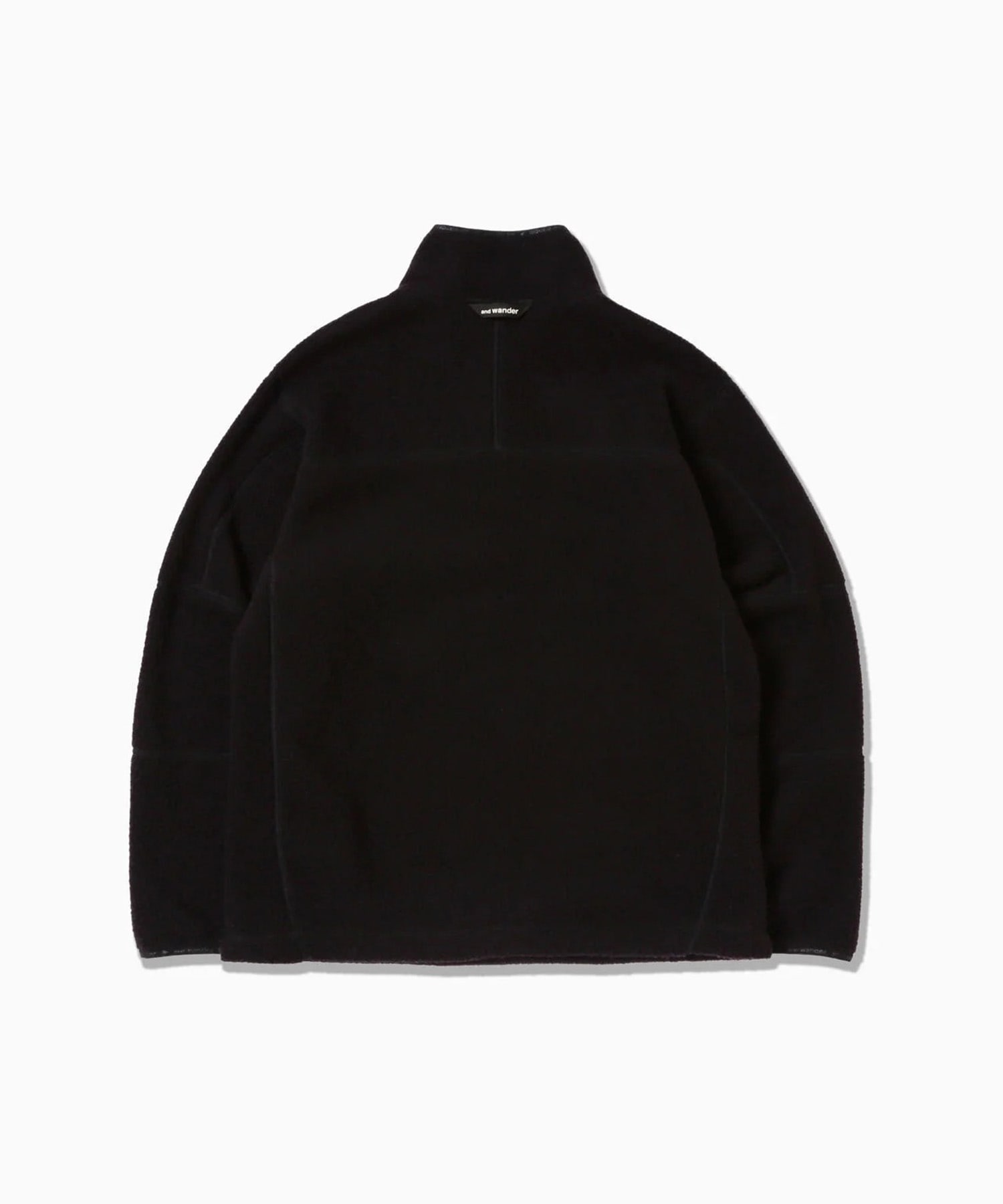 wool fleece pullover and wander