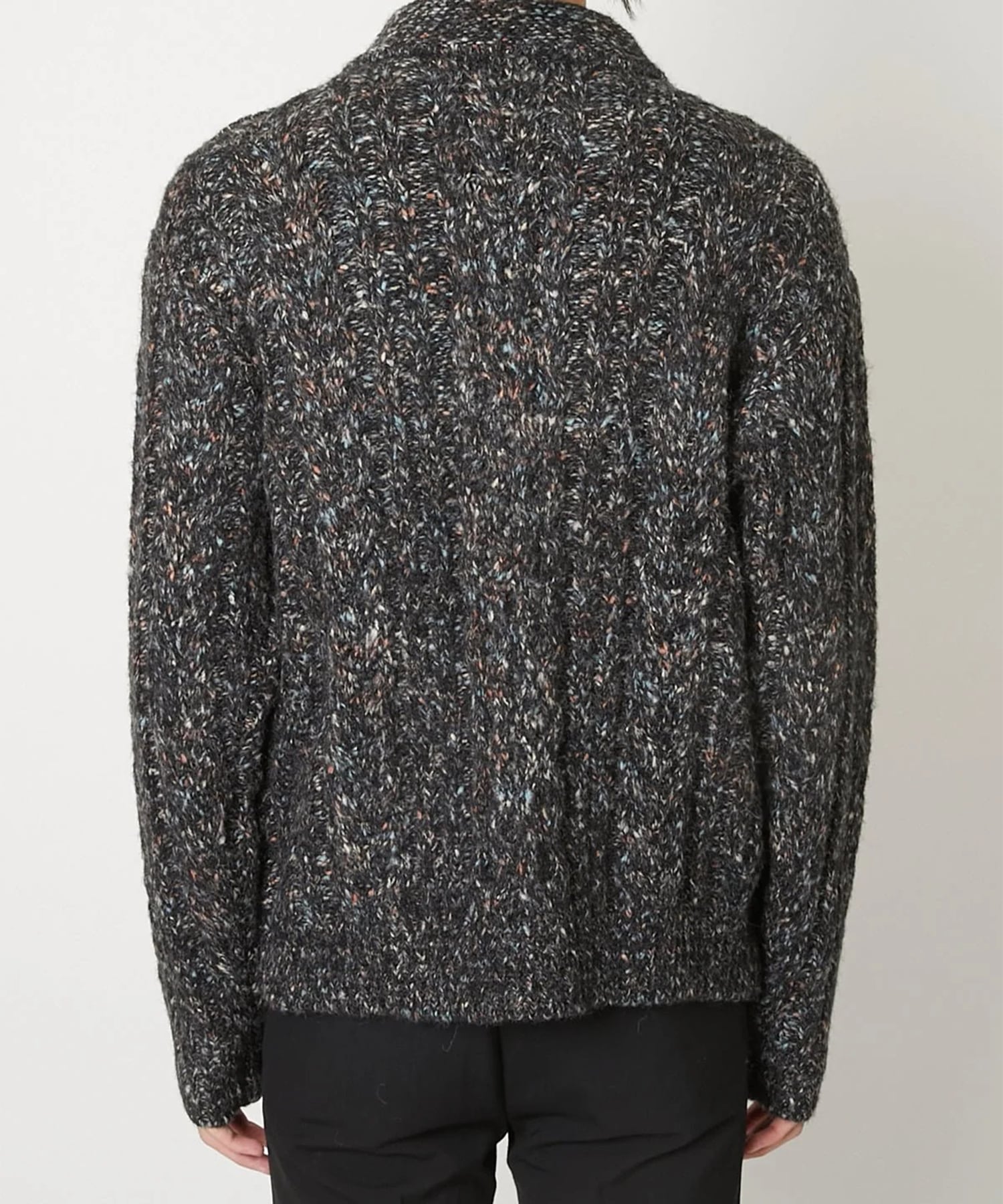 MULTICOLOR CABLE KNIT CARDIGAN TAAKK
