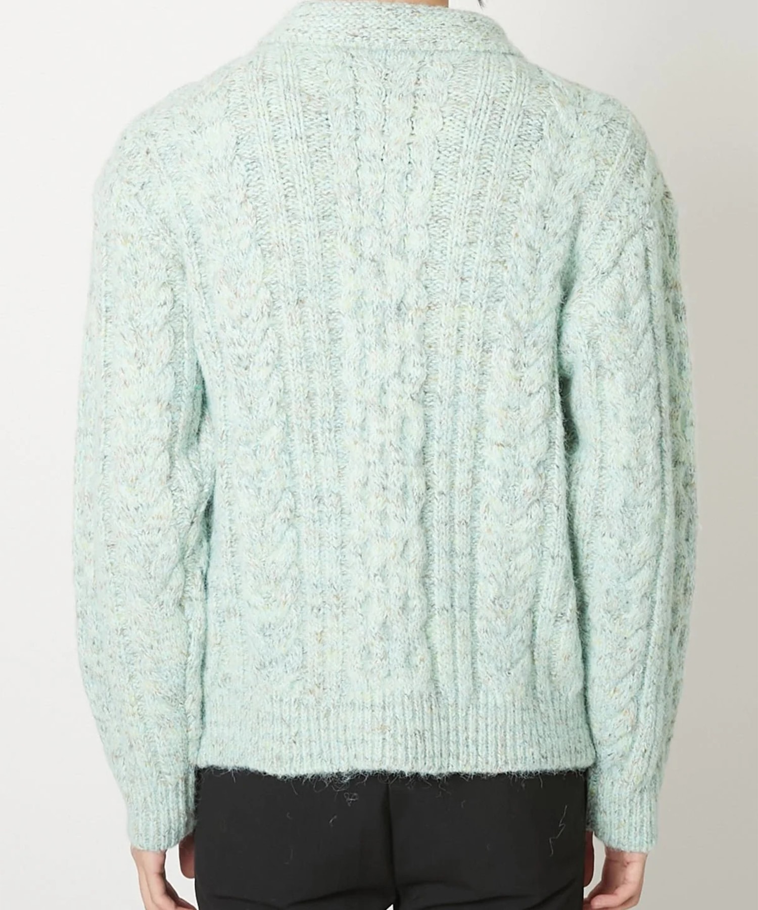 MULTICOLOR CABLE KNIT CARDIGAN TAAKK