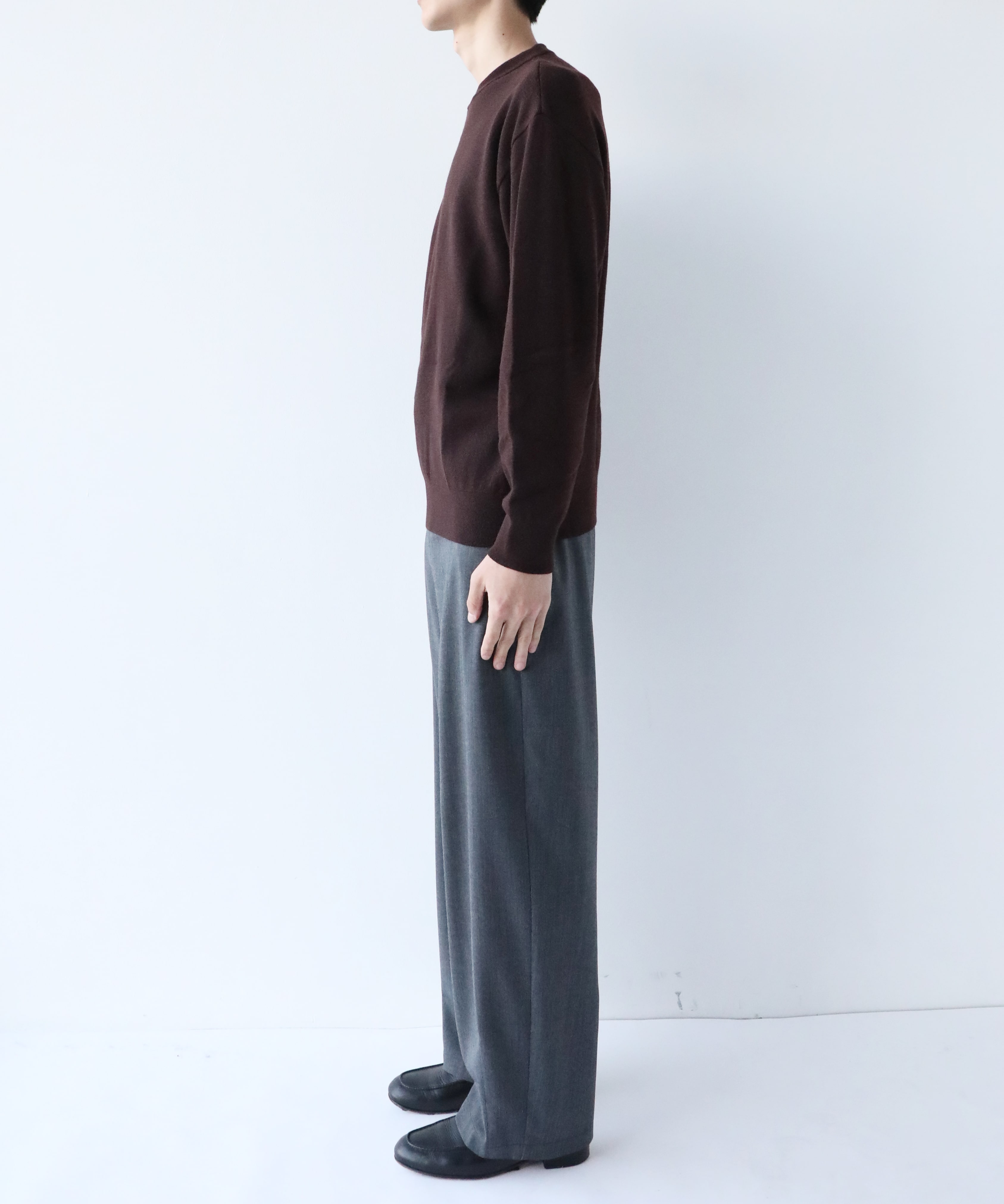 CASHMERE WOOL CREWNECK KNIT STUDIOUS