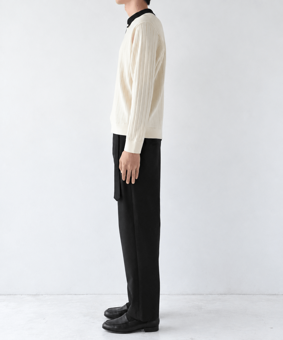 別注　Wide Rib SkipperCollar Knit Pullover CULLNI