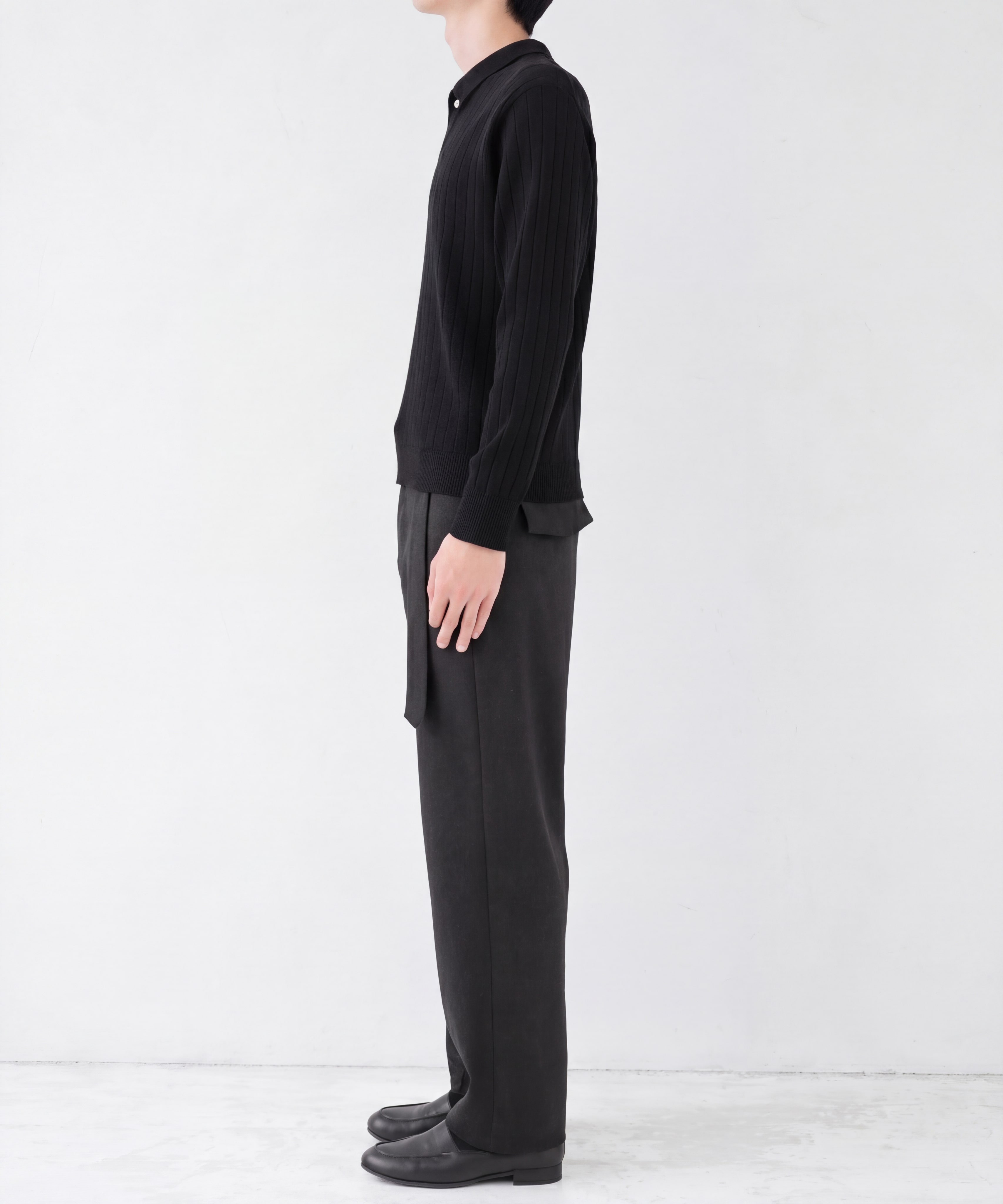 別注　Wide Rib SkipperCollar Knit Pullover CULLNI