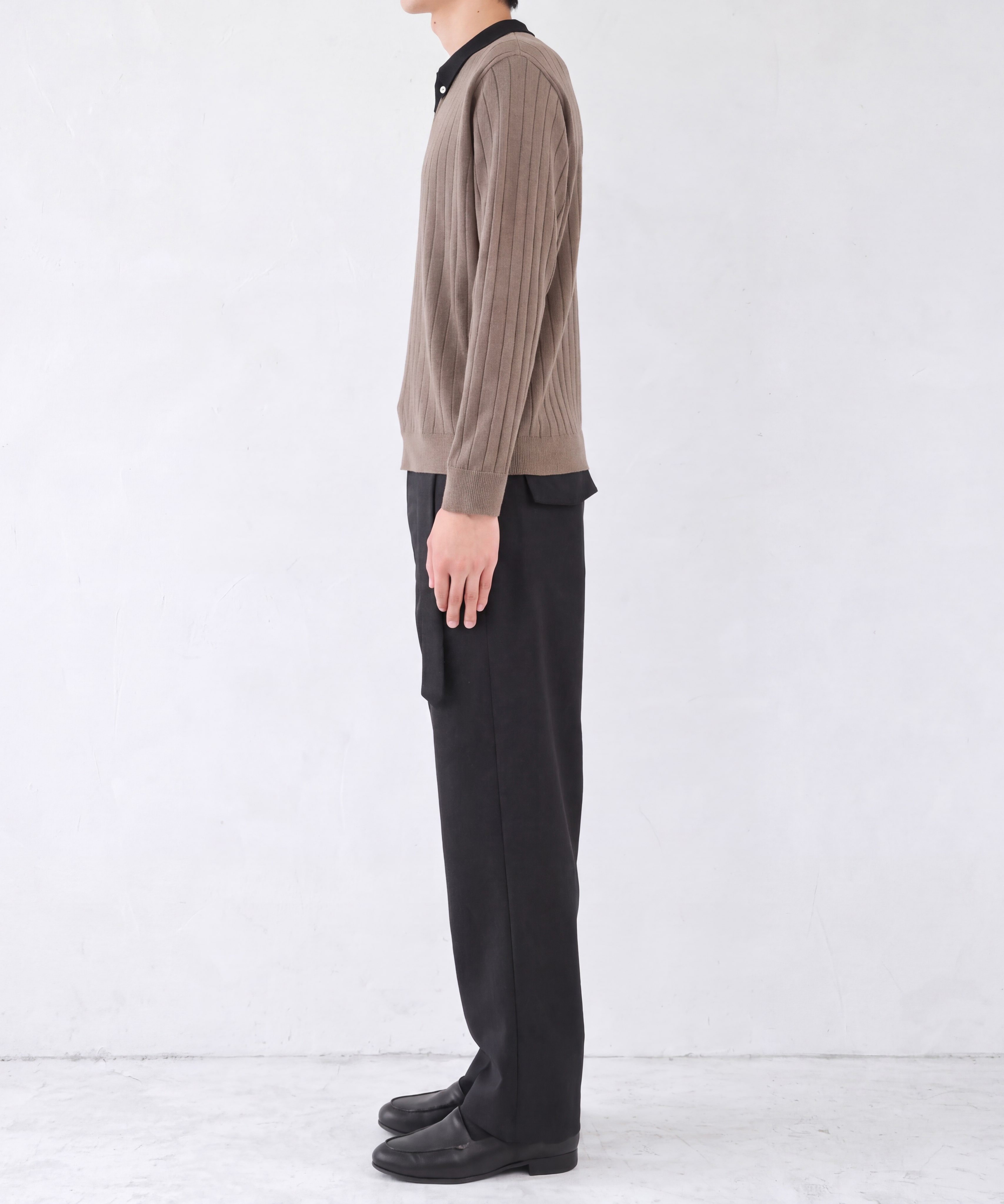 別注　Wide Rib SkipperCollar Knit Pullover CULLNI