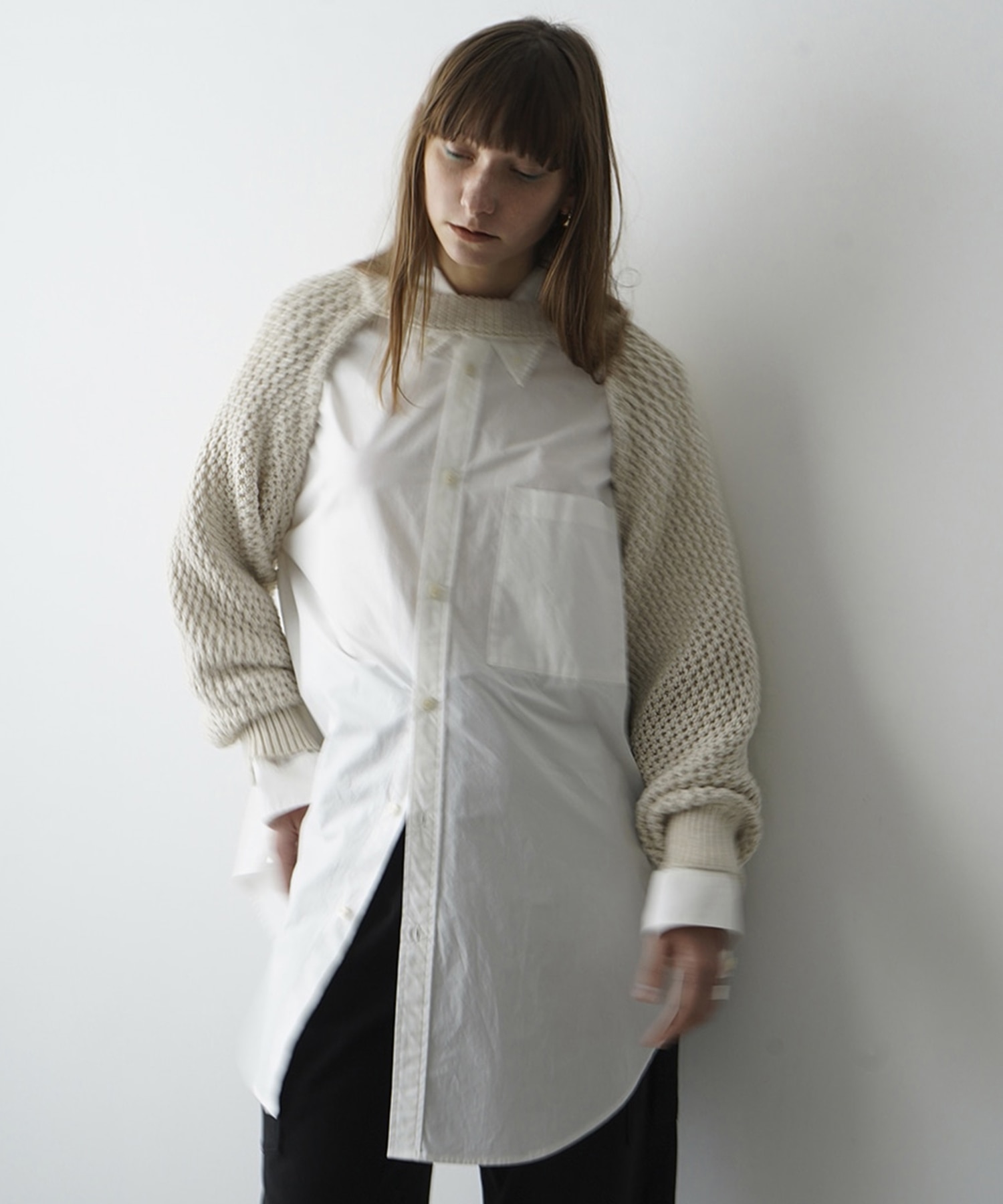 HUGE SHIRT(S WHITE): CLANE: WOMENS｜ STUDIOUS ONLINE公式通販サイト