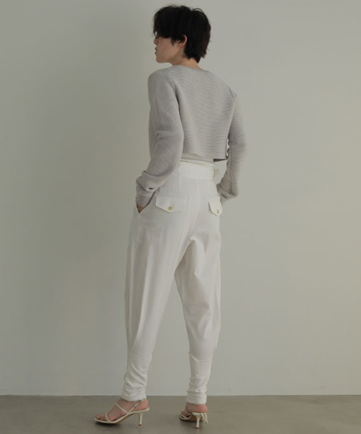 コットンリネンジョッパーパンツ(S WHITE): ETRE TOKYO: WOMENS